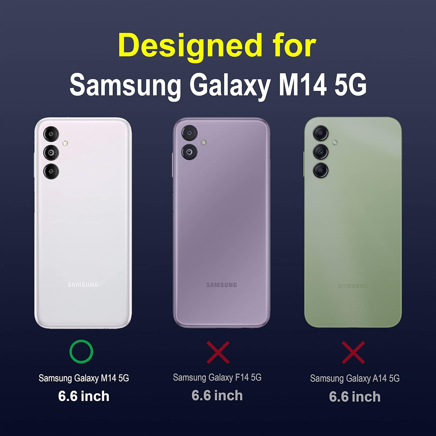 Protect Back Case Cover for Samsung Galaxy M14 5G | Compatible for Samsung Galaxy M14 5G Back Cover | Liquid Silicon Case