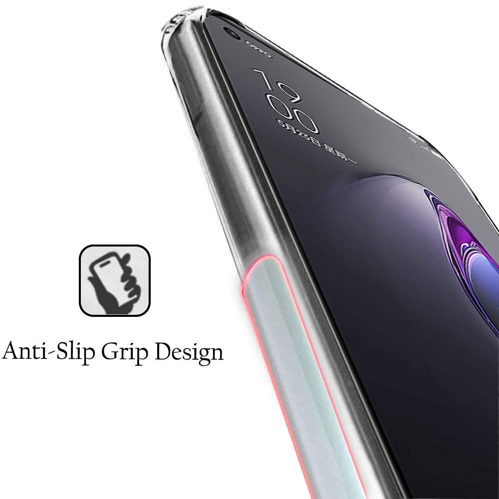 Protect Best Camera Protection Back Cover Case for Oppo Reno 8 5G | Ultra Clear Soft Case | Inbuilt Dust Plugs & Anti-Slip Grip | Slim & Protective Back Case for Oppo Reno 8