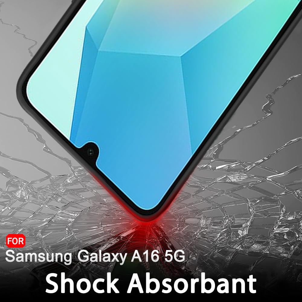 Protect Sleek Back Cover Case for Samsung Galaxy A16 5G | Slim Fit Protective Design | Ultra Matte Finish | Camera Protection Bump | Soft Silicon Back Cover Case