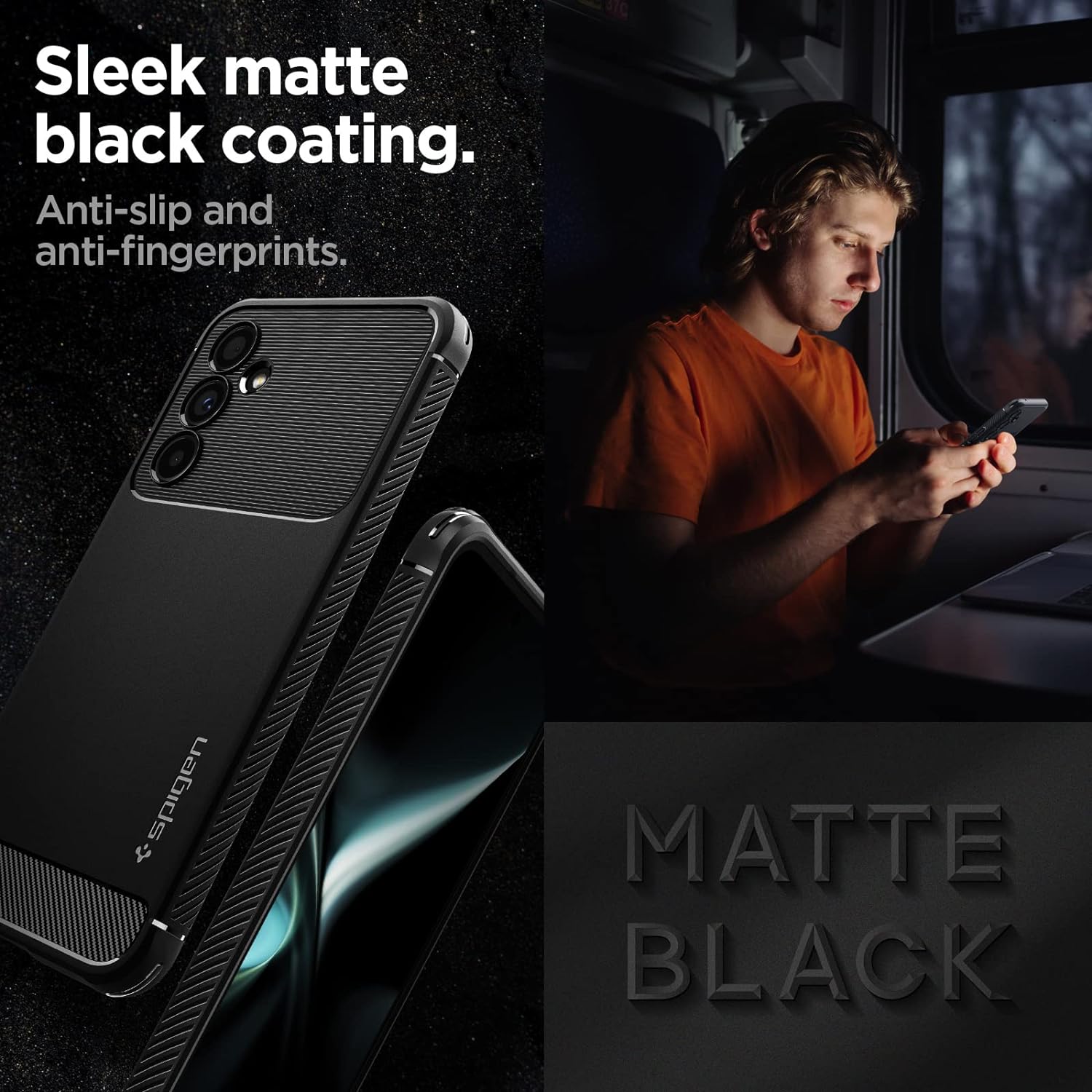 Spigen Rugged Armor Back Cover Case Compatible with Samsung Galaxy A54 5G