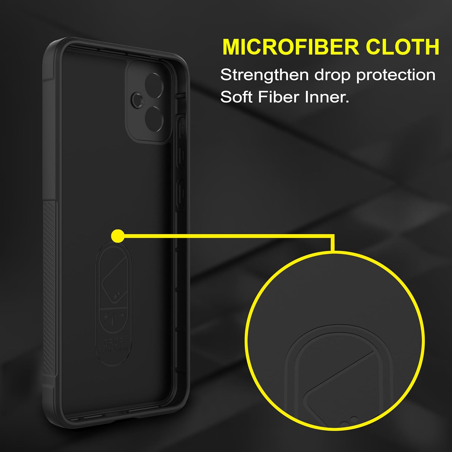 Protect Back Case Compatible for Samsung Galaxy M05 Back Case Cover | Liquid Silicon Case