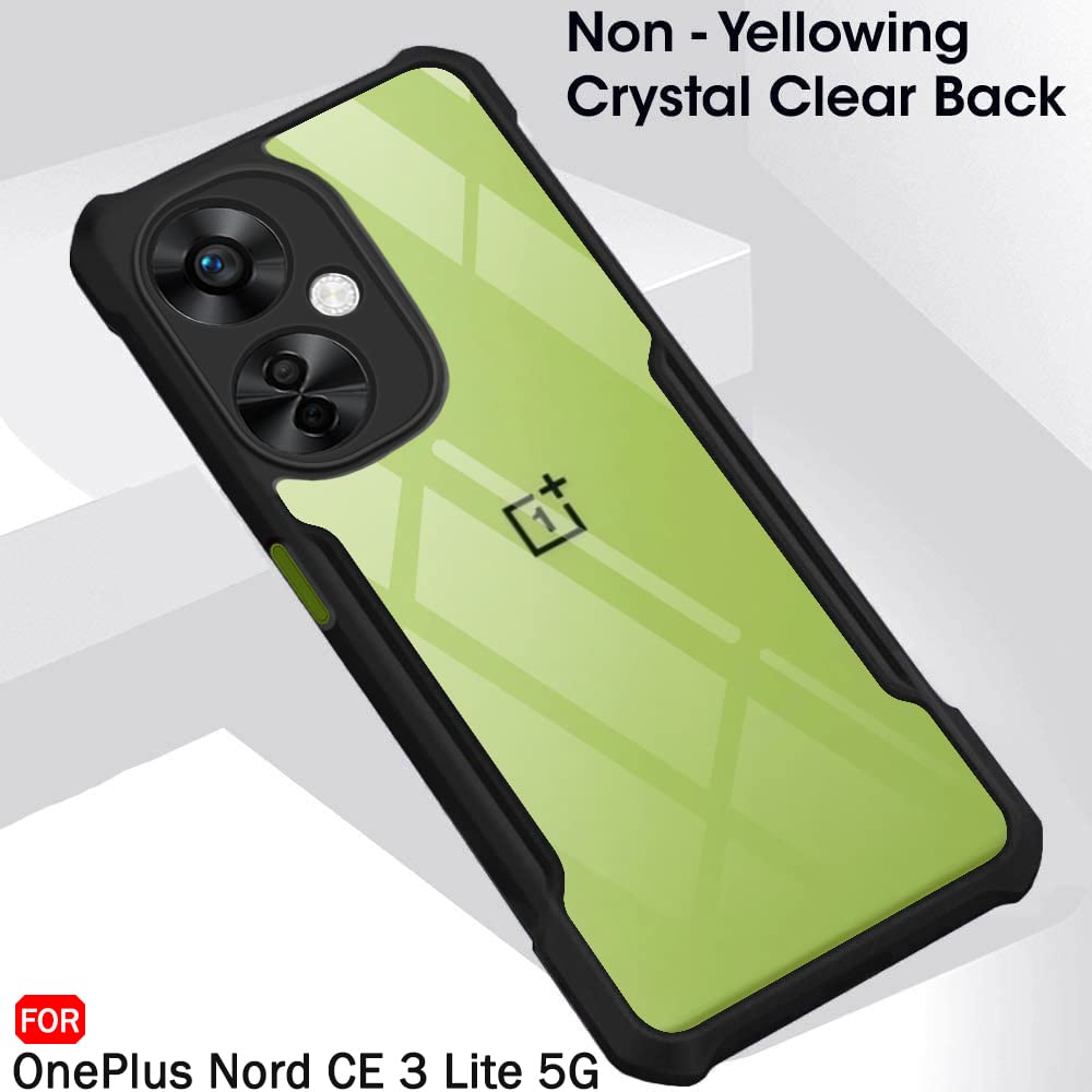 Protect Crystal Clear Back Cover Case for OnePlus Nord CE 3 Lite 5G | 360 Degree Protection | Shock Proof Design