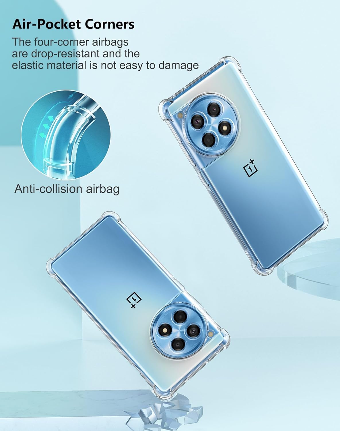 Protect OnePlus 12R 5G Back Cover | Slim Soft Back Case for OnePlus 12R 5G
