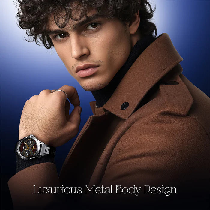 boAt Enigma Orion Luxury Series w/ 3.53cm HD Display, BT Calling & Functional Crown Smartwatch