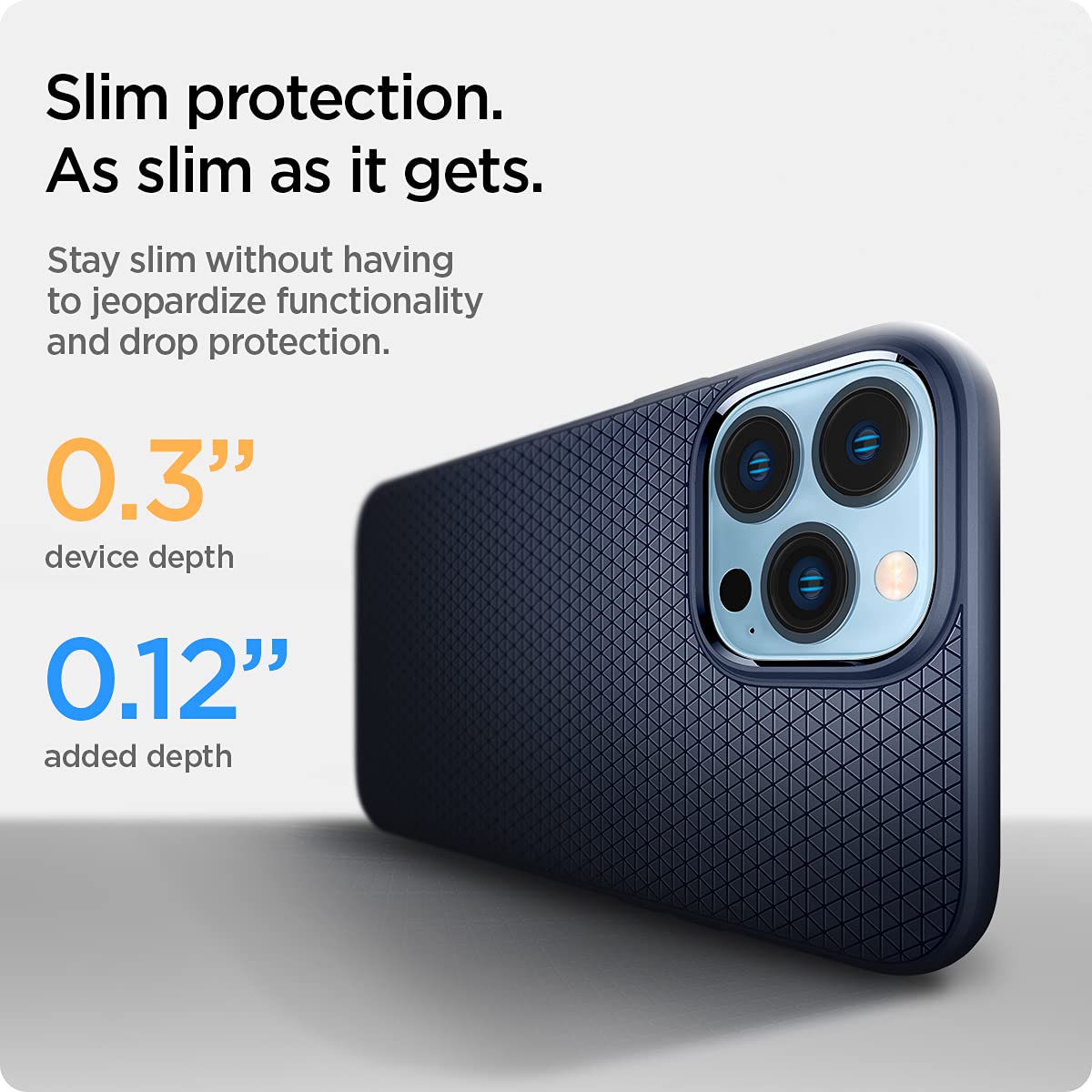 Spigen Liquid Air Back Cover Case Compatible with iPhone 13 Pro