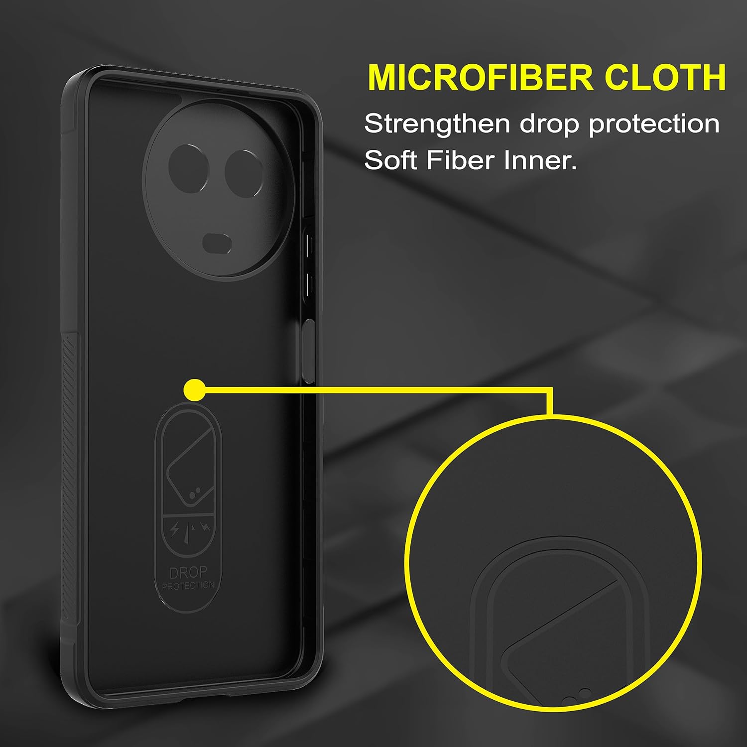 Portect Back Case Cover for Realme C67 5G | Liquid Silicon Case for Realme C67 5G with Camera Protection