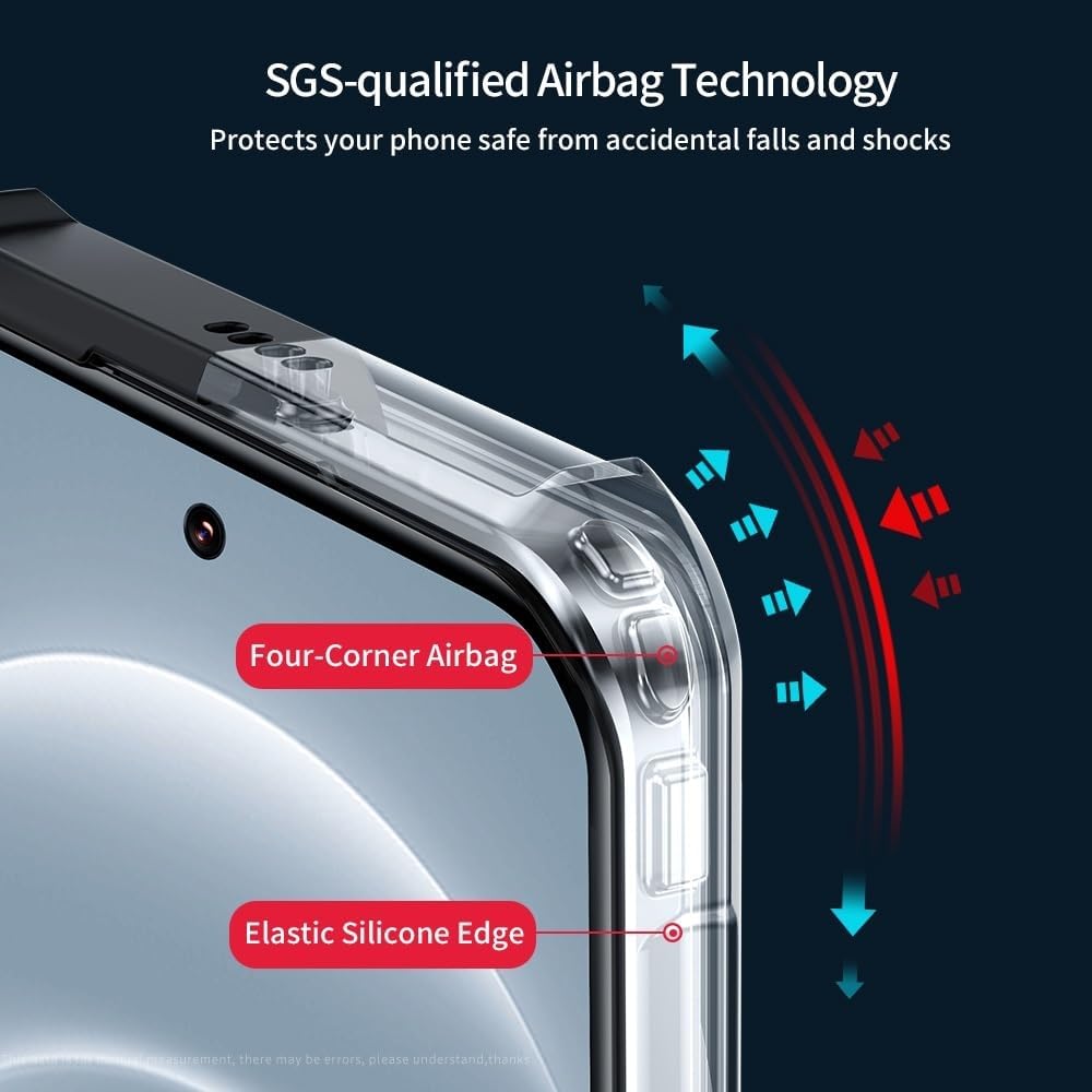 Protect Realme Narzo 70 Turbo 5G Back Cover | Transparent Crystal Clear Hard PC Back Case with TPU Bumper, Drop Protection Case