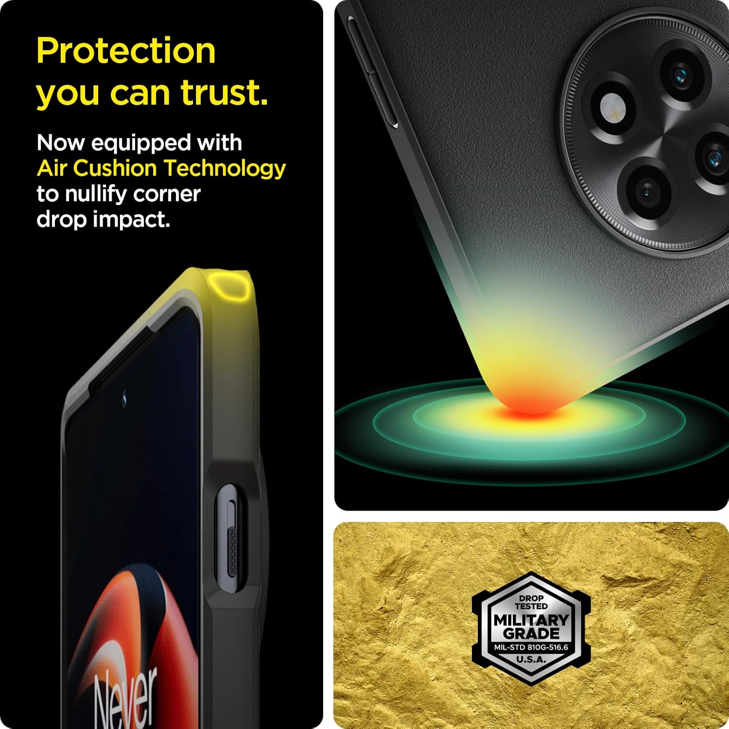 Spigen Essential Sand Blast Back Cover Case Compatible with OnePlus 11R 5G