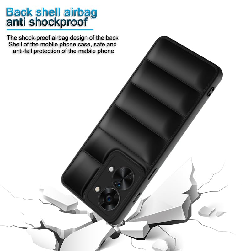 Protect Puffer Case Camera Protection Soft Back Cover for OnePlus Nord 2T 5G