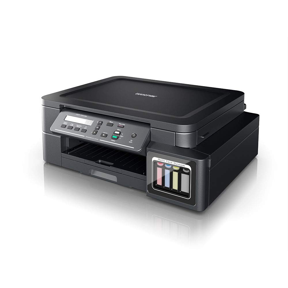 brother DCP-T510W IND Multi-function WiFi Color Ink Tank Printer (Color Page Cost: 26 Paise | Black Page Cost: 10 Paise | Borderless Printing) (4 Ink Bottles Included)