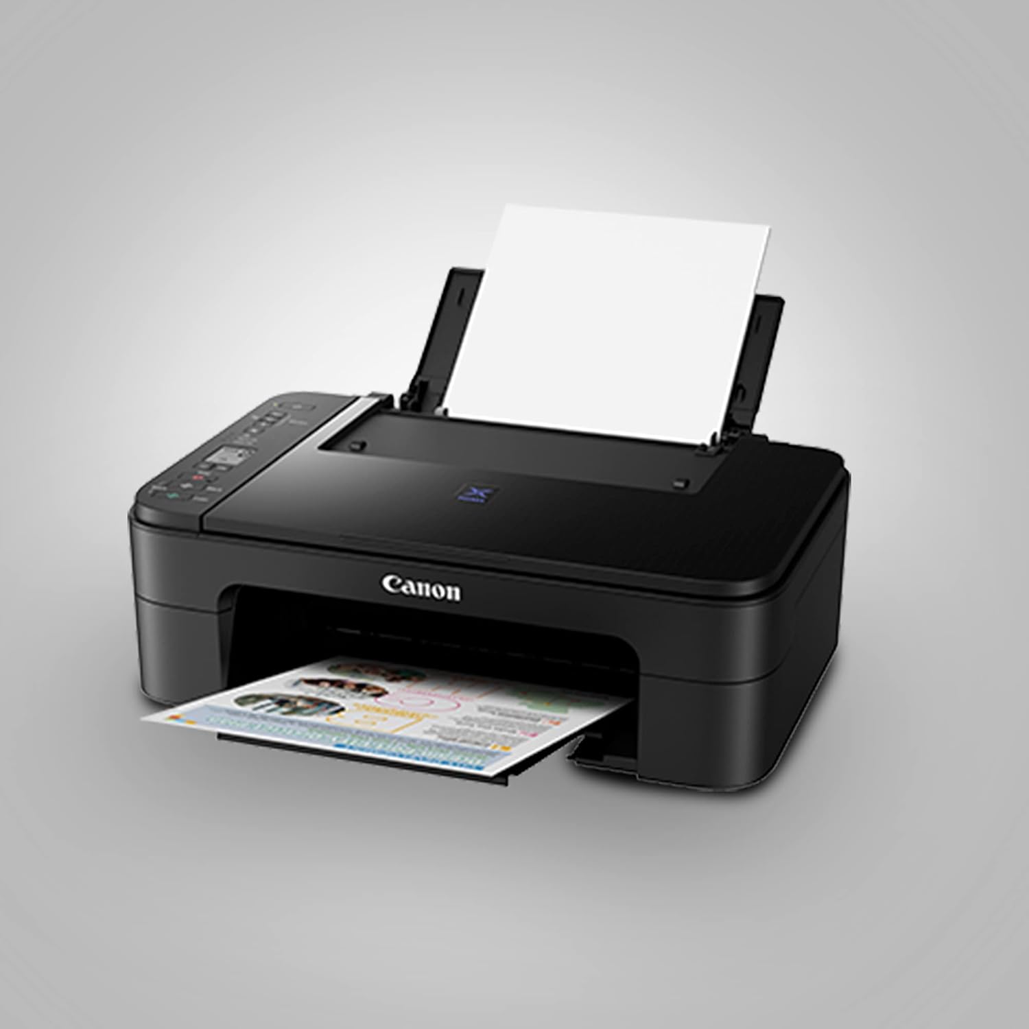 Canon PIXMA E3370 2024 Multi-function WiFi Color Inkjet Printer (Borderless Printing) (Ink Cartridge)