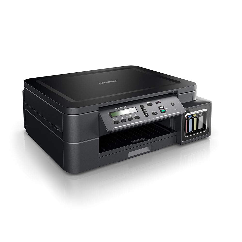 brother DCP-T510W IND Multi-function WiFi Color Ink Tank Printer (Color Page Cost: 26 Paise | Black Page Cost: 10 Paise | Borderless Printing) (4 Ink Bottles Included)