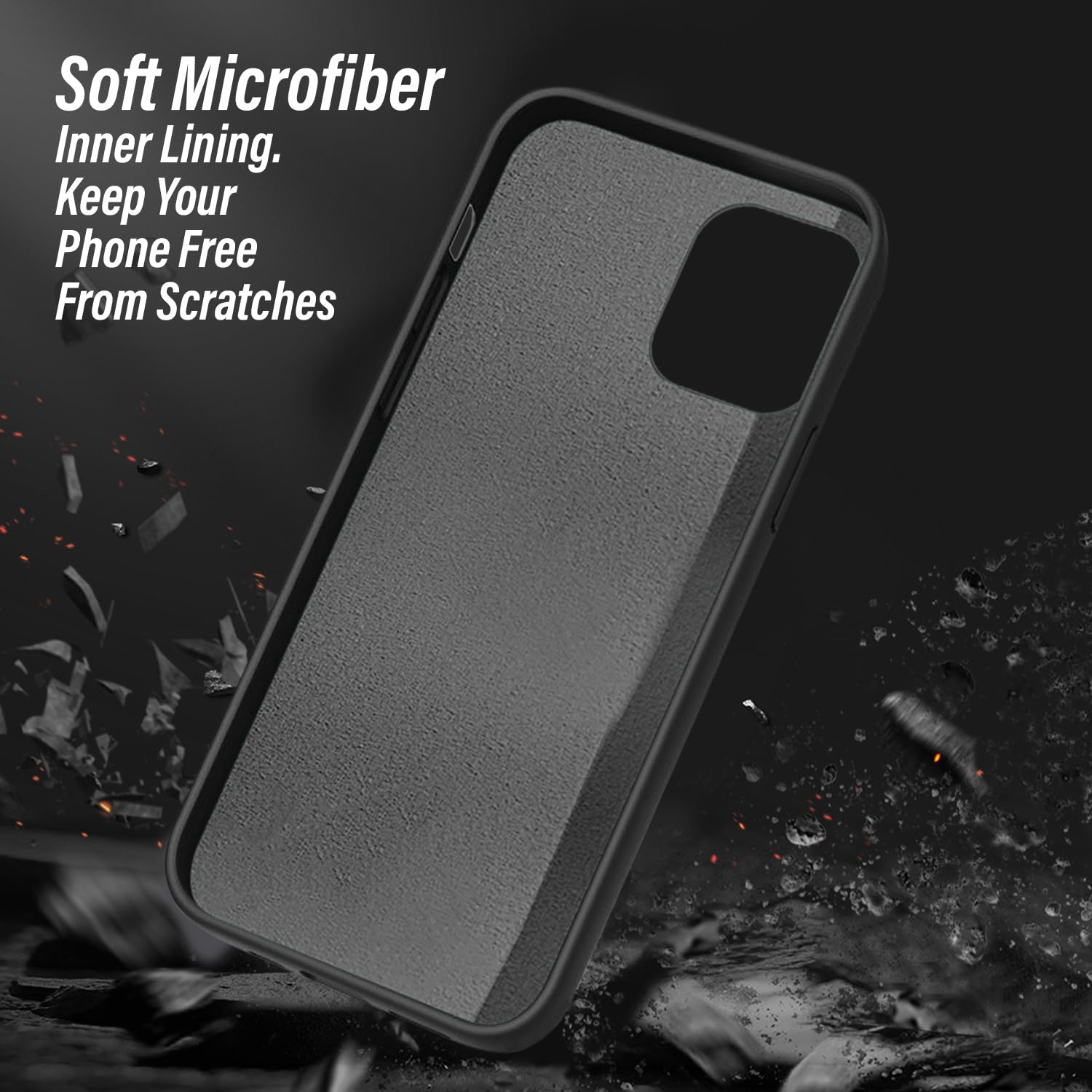 Protect Liquid Silicone Back Cover for realme P1 Pro 5G | Inner Microfiber Velvet | Camera Protection Anti Shock Back Case