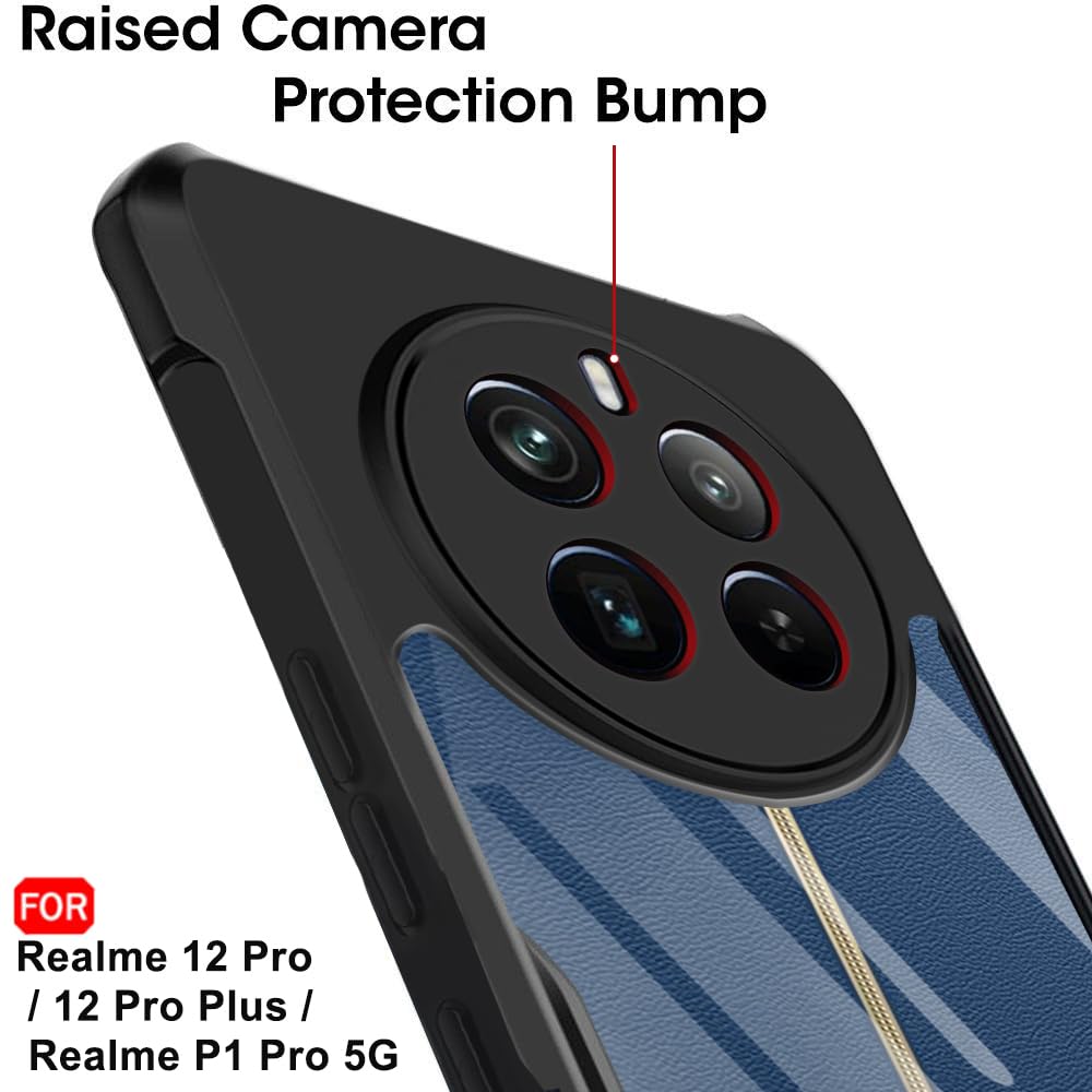 Protect ShockProof Crystal Clear Back Cover Case For Realme P1 Pro