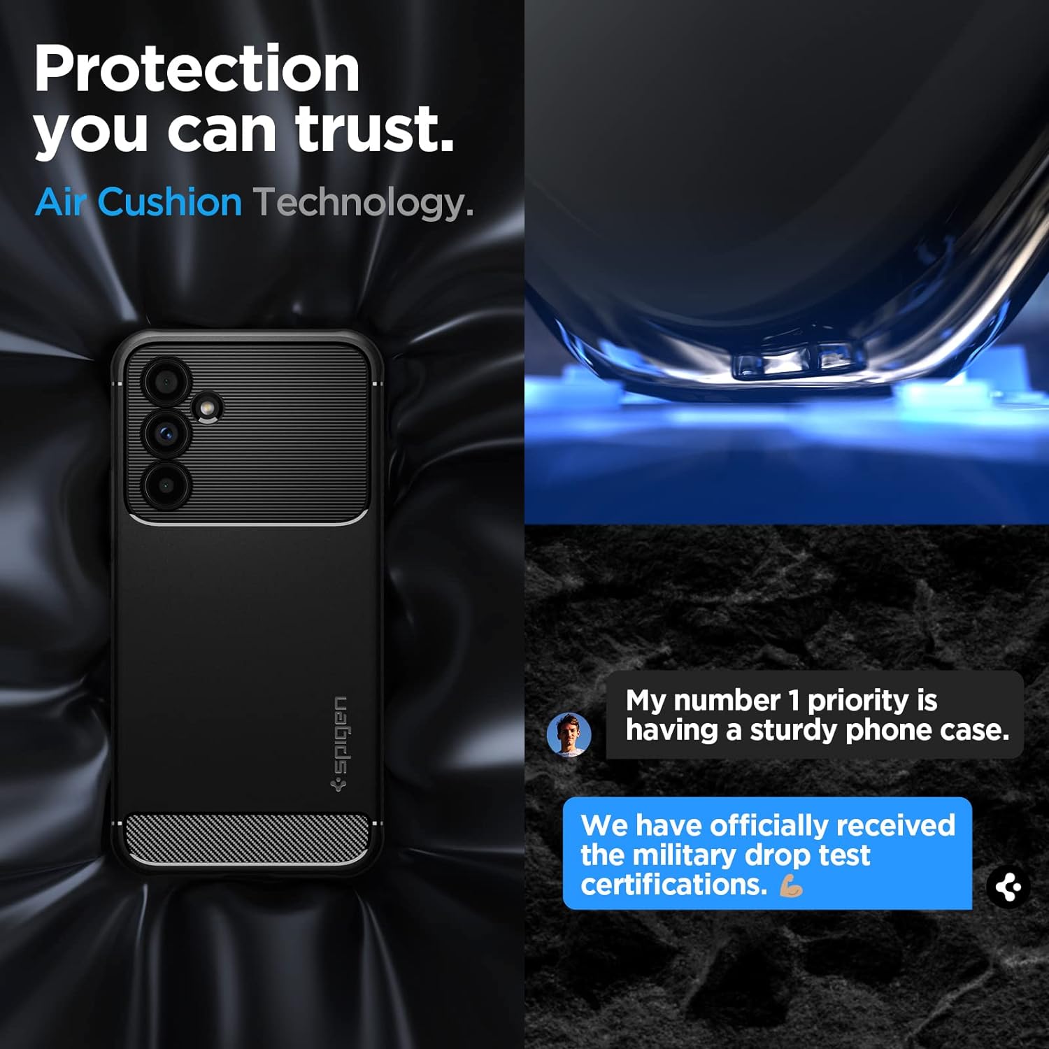 Spigen Rugged Armor Back Cover Case Compatible with Samsung Galaxy A54 5G