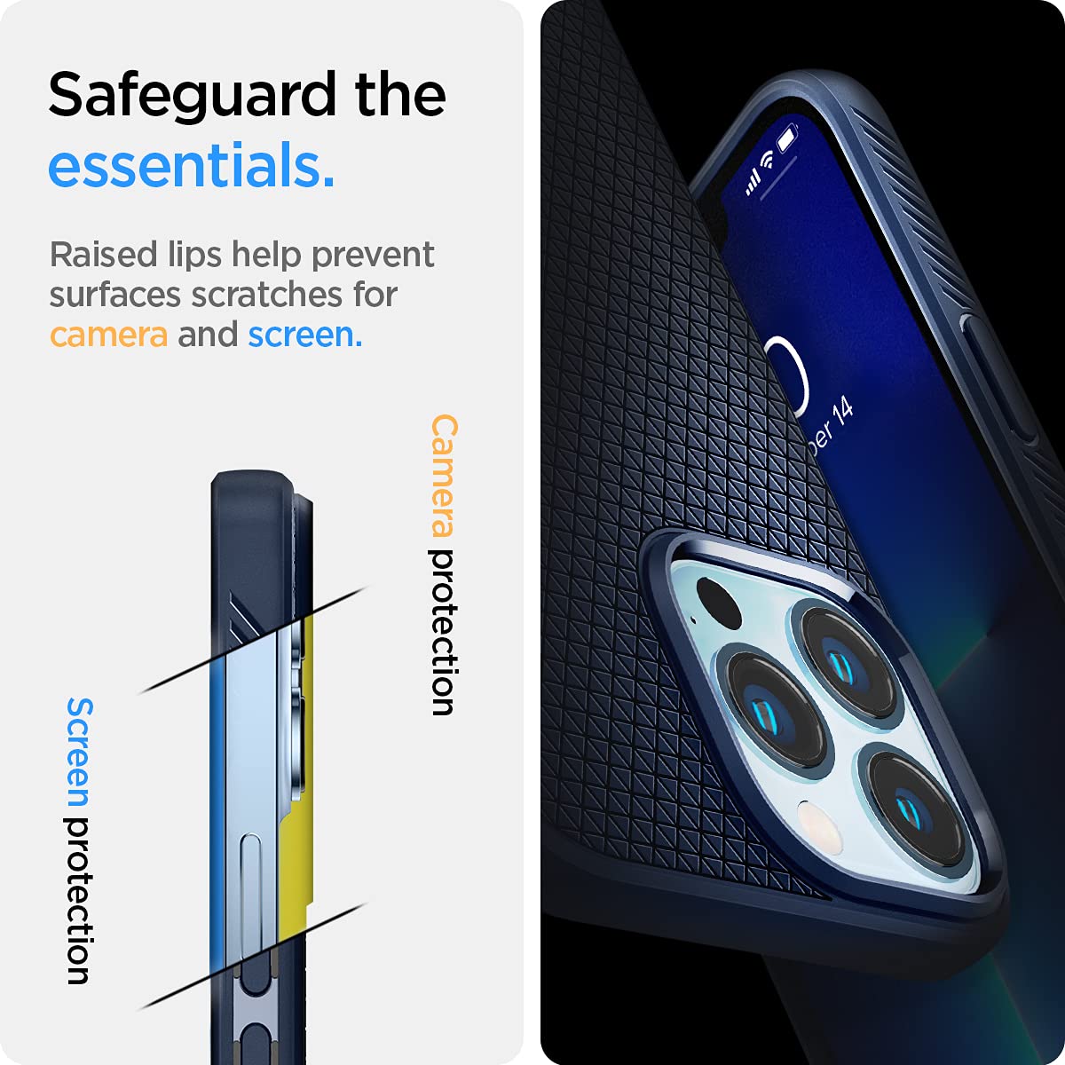Spigen Liquid Air Back Cover Case Compatible with iPhone 13 Pro