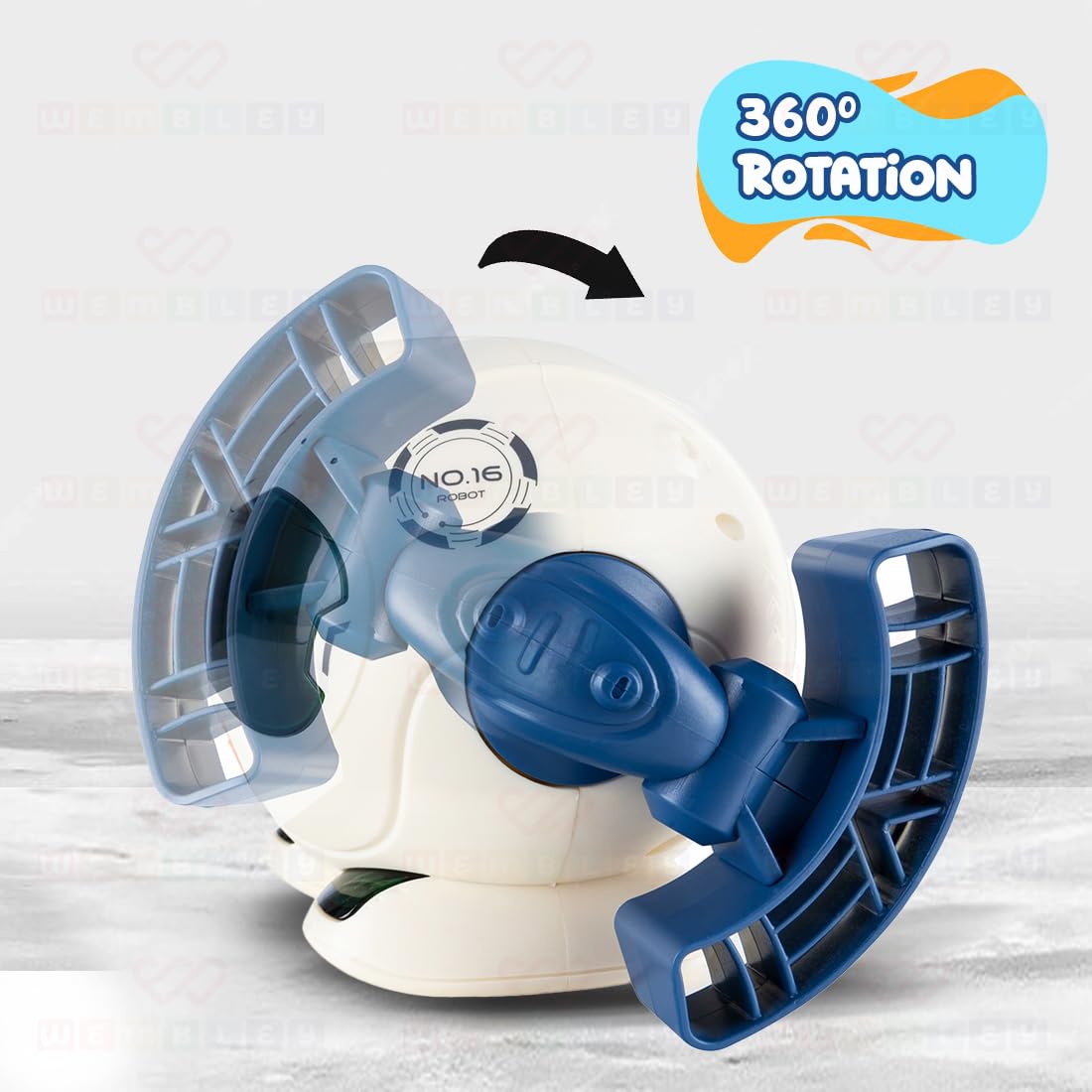 Wembley Tumbling Rolling Robot Toy for Kids Baby 2 3 4 5+ Clap to Dance Rotates