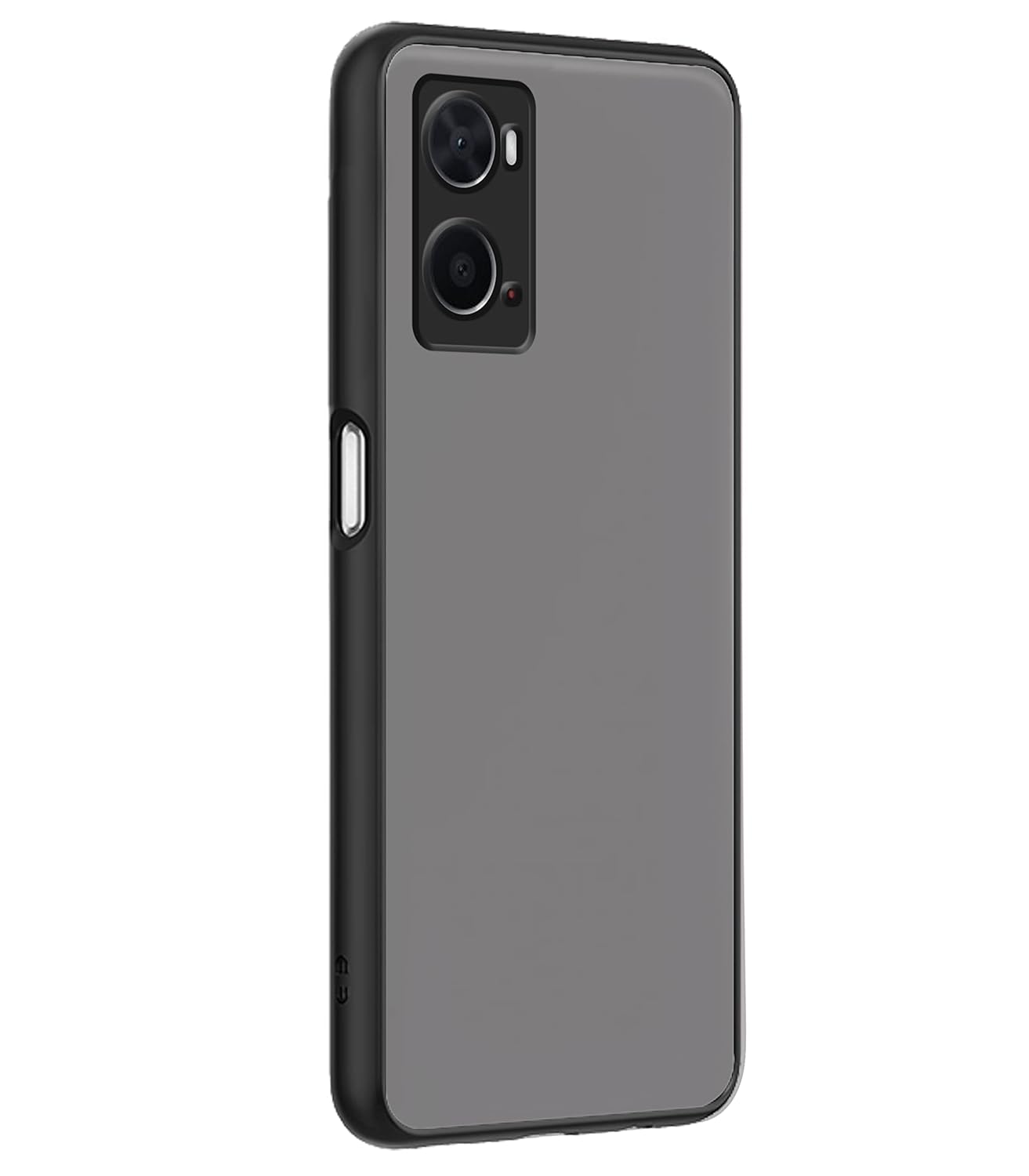 Protect Oppo A76 / Oppo A96 / Oppo A36 Back Cover | Hybrid Smoked Back | Full Camera Protection | Raised Edges | Super Soft-Touch | Bumper Case