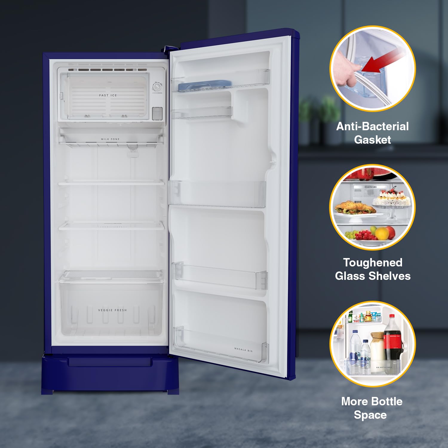 Whirlpool 192 L 5 Star Ice-magic Powercool Inverter Direct-Cool Single Door Refrigerator