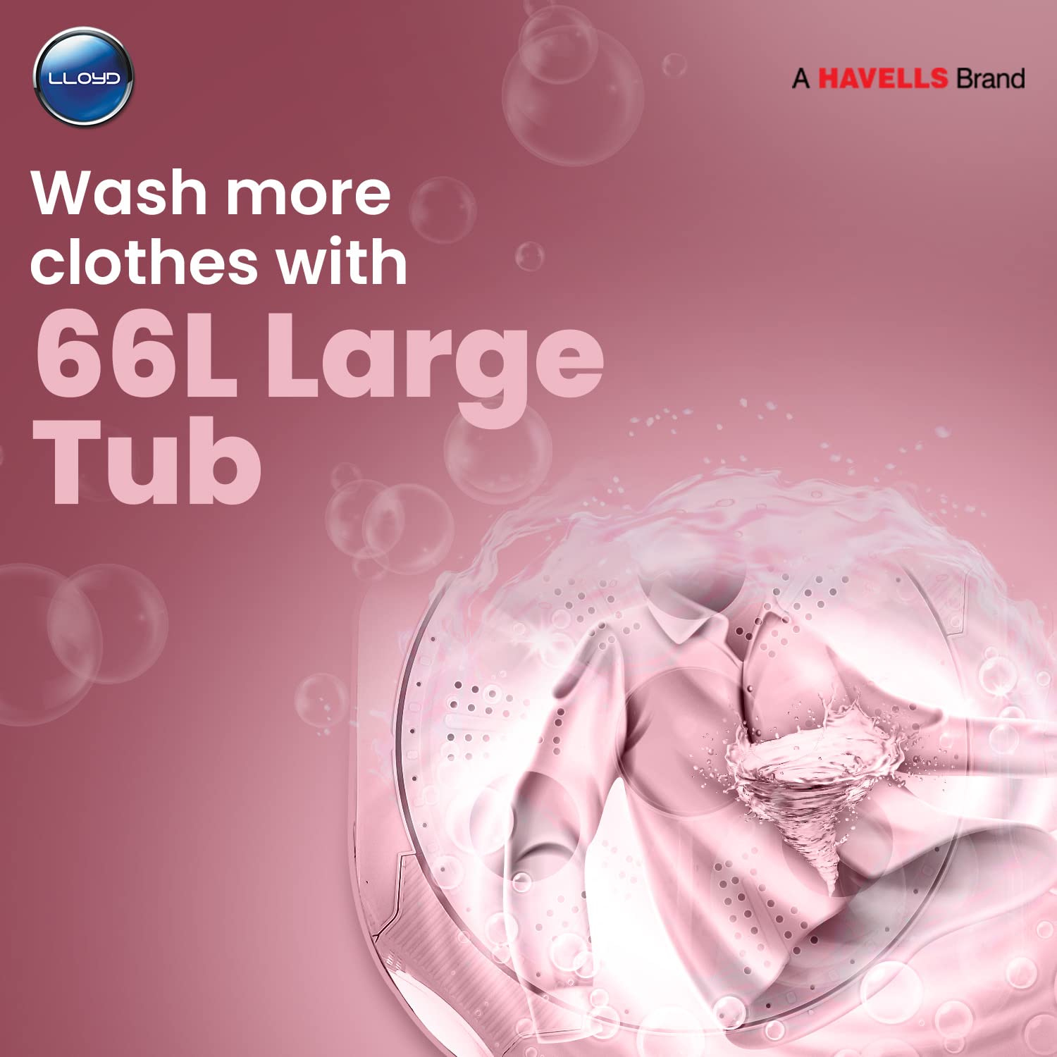 Havells-Lloyd 8.0 Kg Semi Automatic Top Load Washing Machine