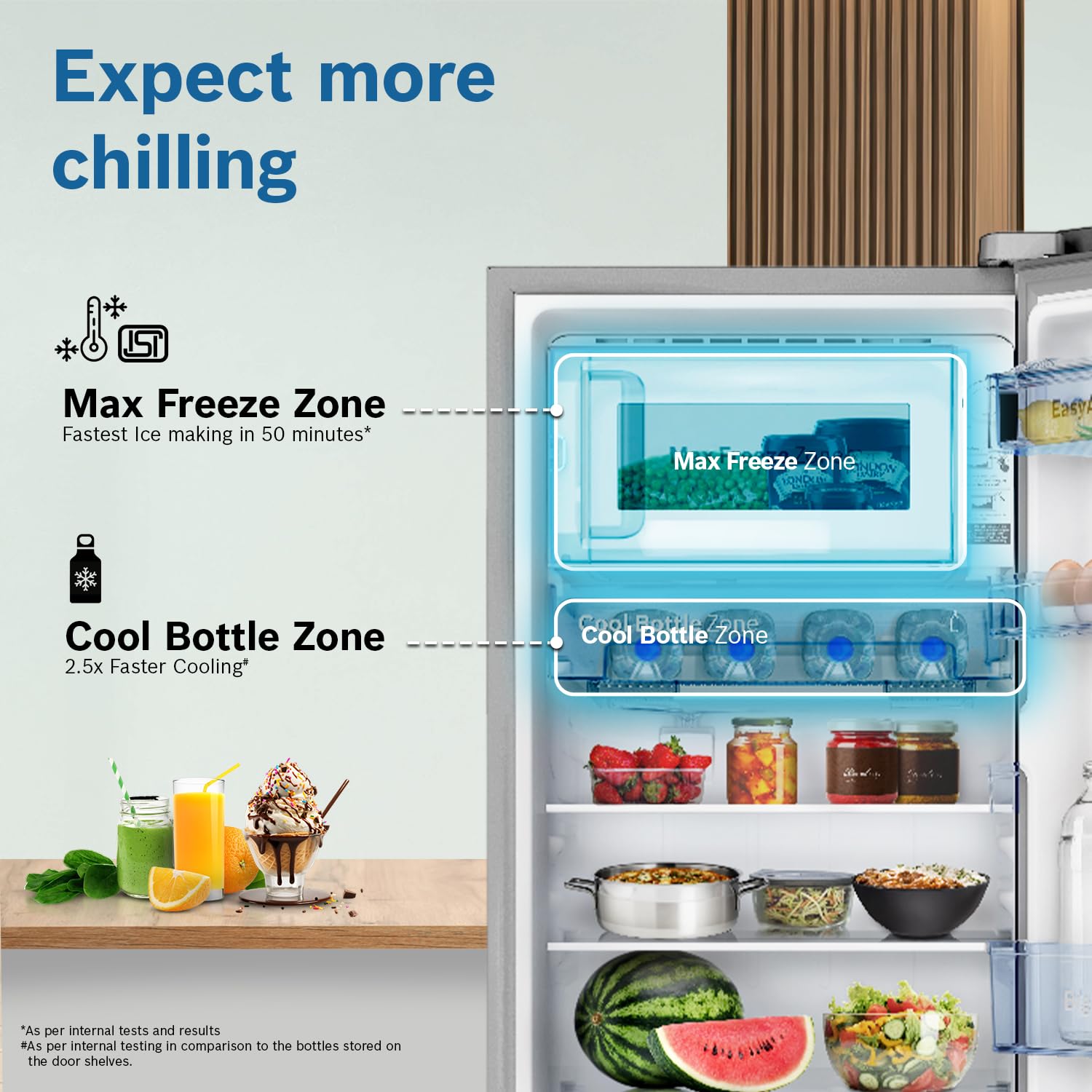 Bosch 187L 5 Star Inverter Direct-Cool Single Door Refrigerator
