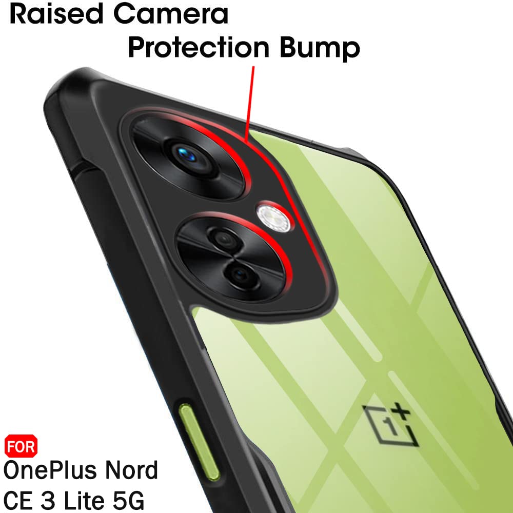 Protect Crystal Clear Back Cover Case for OnePlus Nord CE 3 Lite 5G | 360 Degree Protection | Shock Proof Design