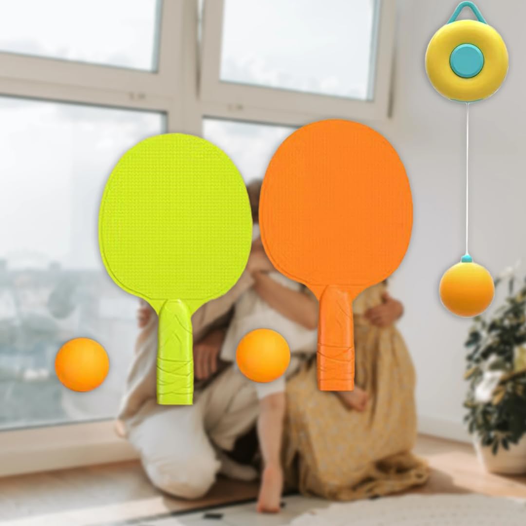 Storio Hanging Table Tennis Trainer Ball Set Ping Pong Indoor Games for Kids