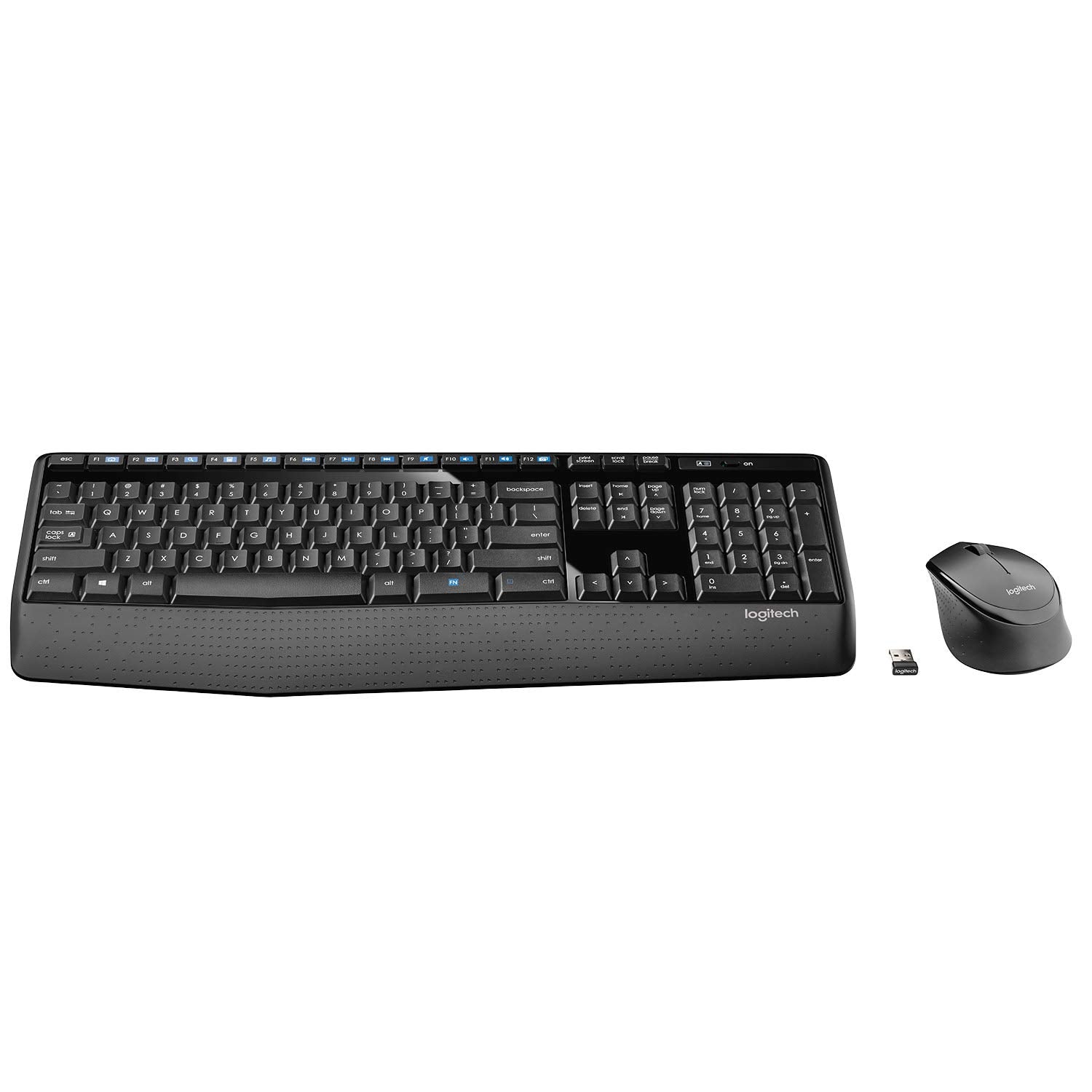 Logitech MK345/Wireless Compact,Win Mac,Desktop,Tablet,Smartphone,LaptopCompatible Wireless Laptop Keyboard (Black)