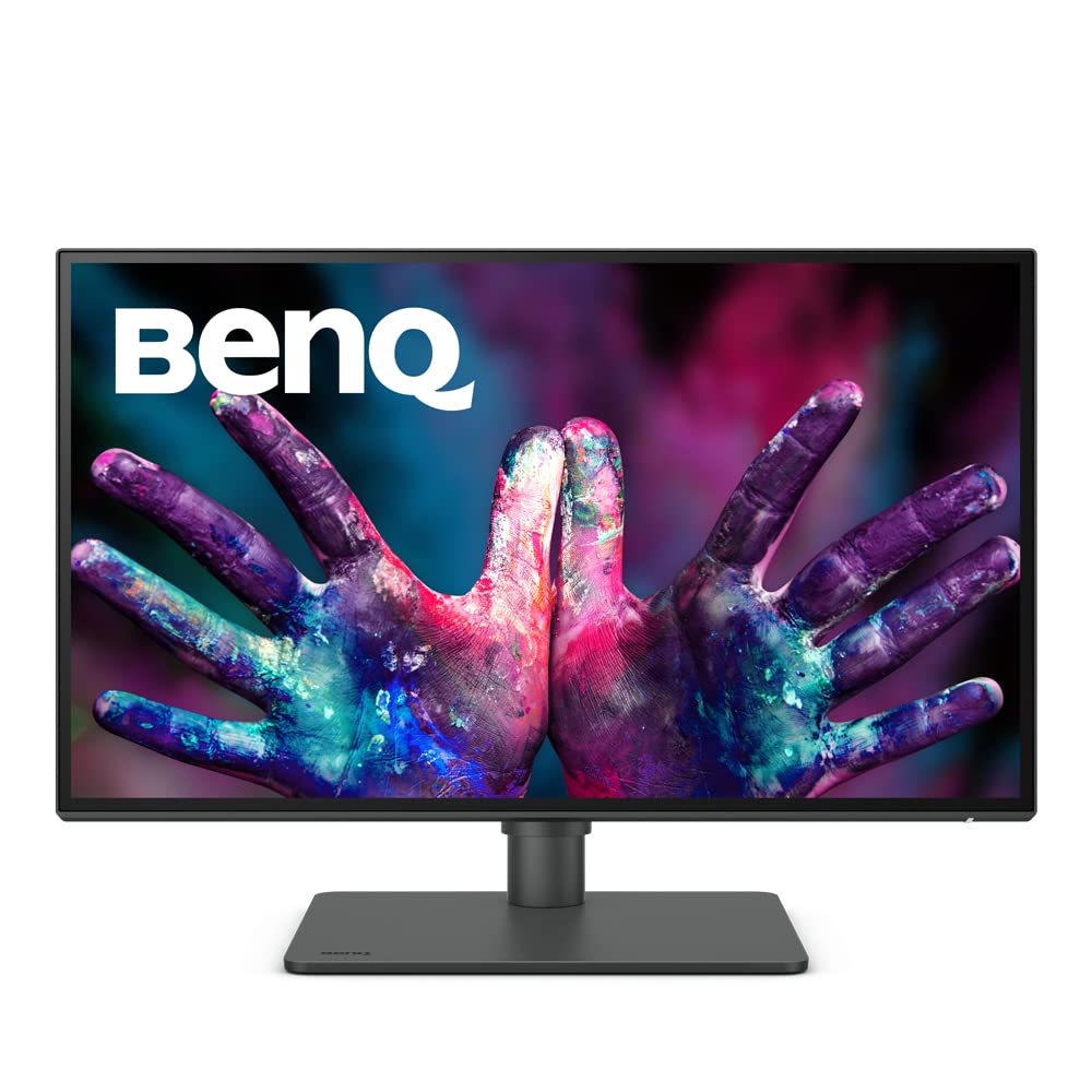 BenQ Quad HD LED Backlit IPS Panel HDR10, 95%P3, 100% Rec709, 100% sRGB, Pantone Skintone Validated, CAD/CAM & Animation Mode, Auto Pivot, Daisy Chain, HDMI, DP, USB-C with 65W PD, Color Accurate Monitor