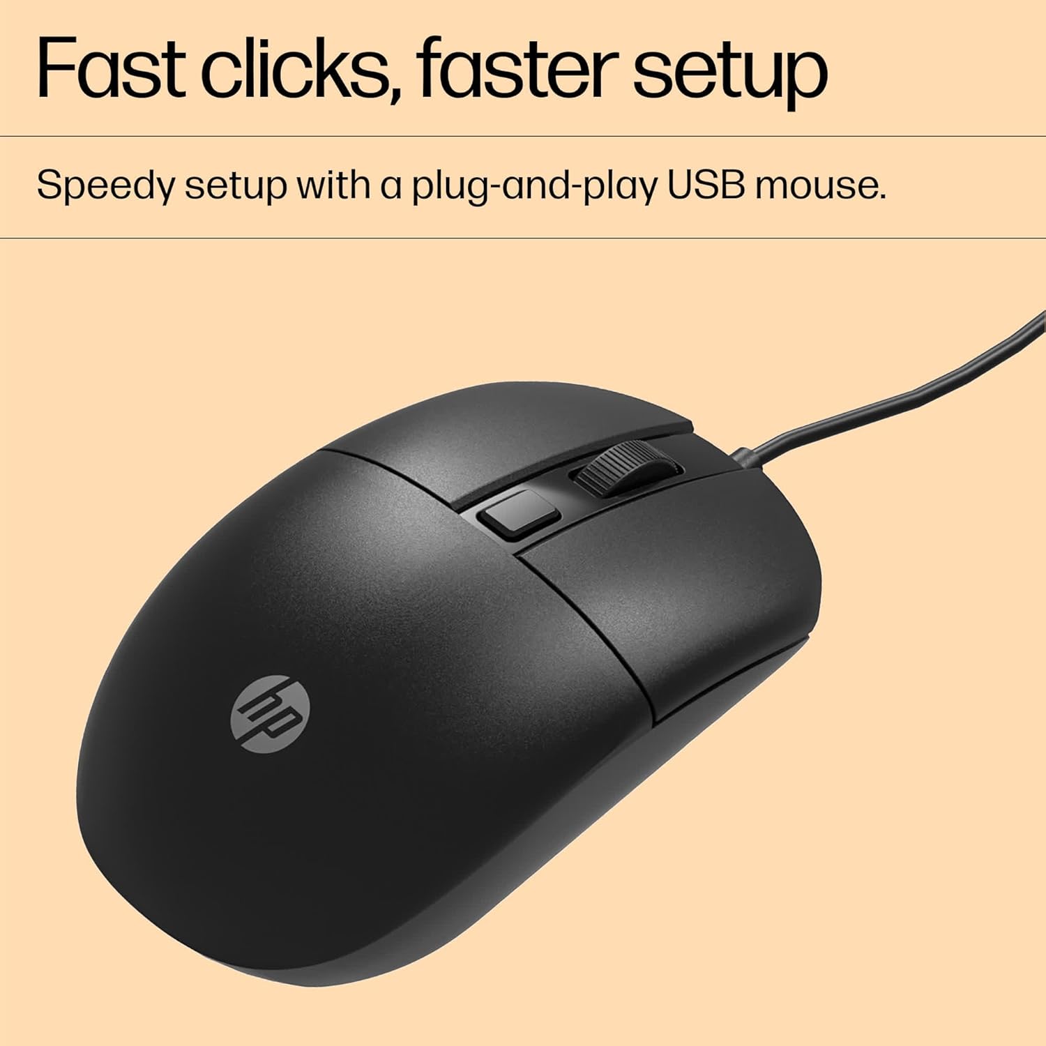 HP M070 Wired Mechanical Mouse