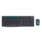 Logitech MK275 Mouse & Keyboard Combo, Spill-resistant Design Wireless Laptop Keyboard