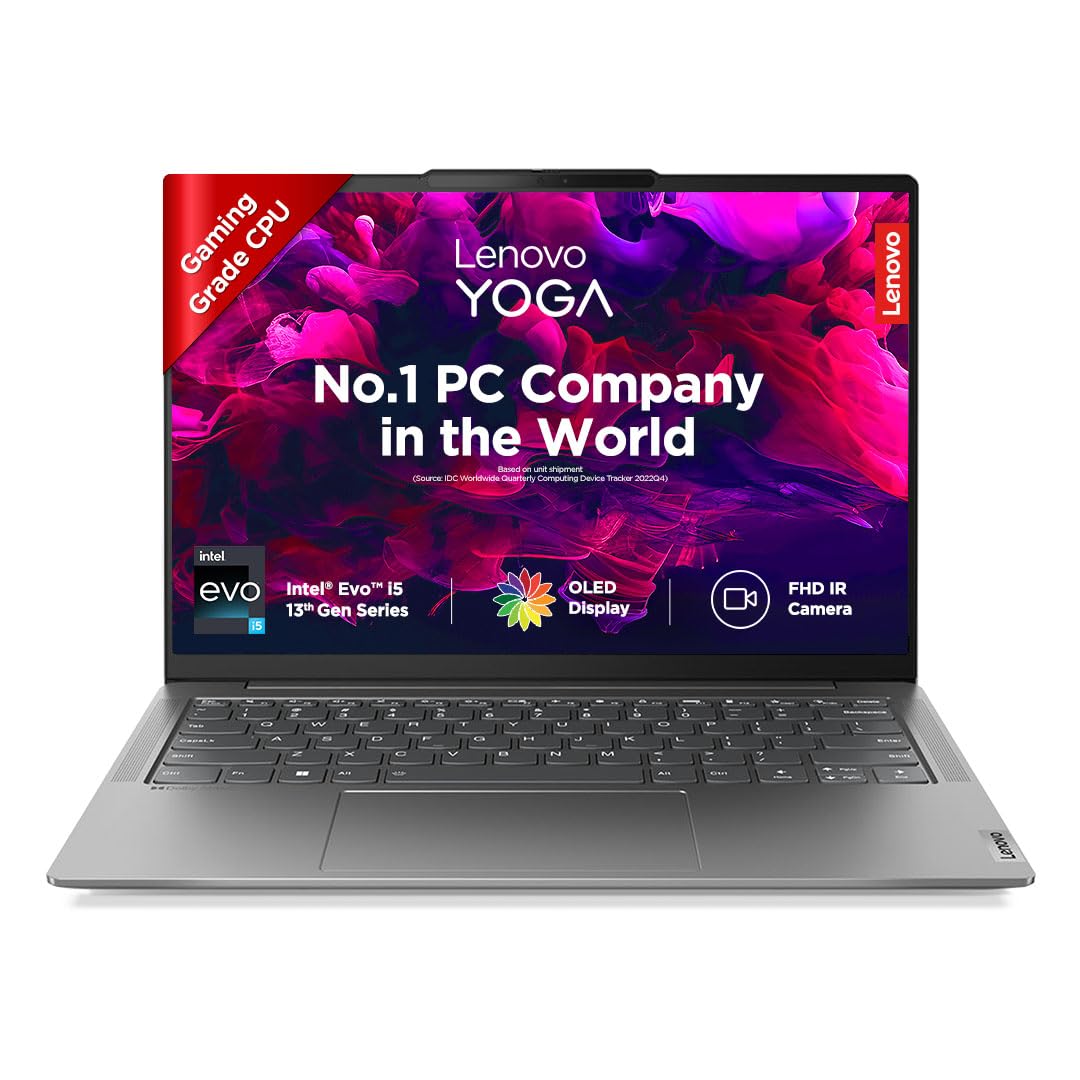 Lenovo Yoga Intel Core i5 13th Gen 13500H 14IRH8 Thin and Light Laptop