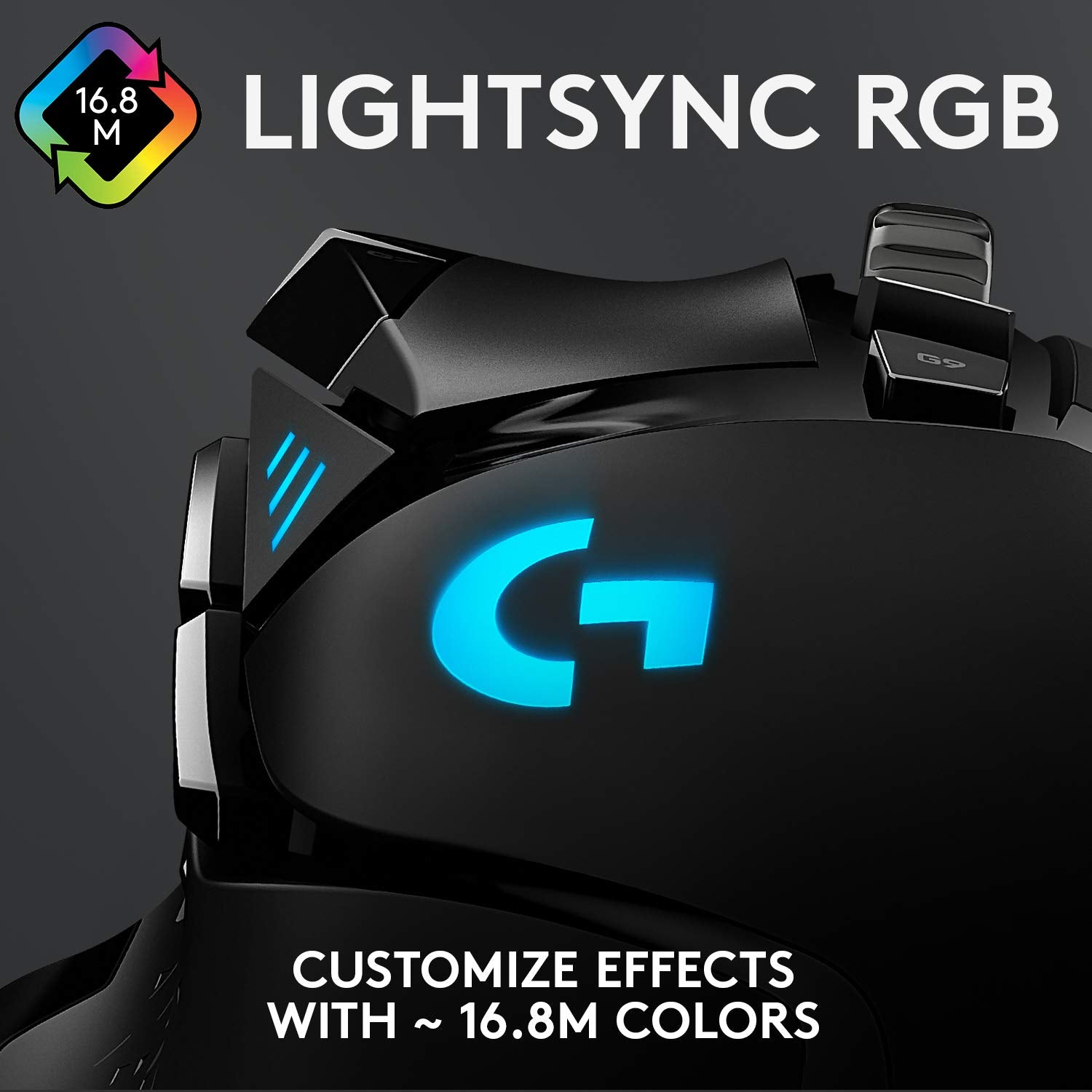 Logitech G502 Hero / Hero 25K Sensor, Adj DPI Upto 25600, RGB, 11 Programmable Buttons Wired Optical Gaming Mouse