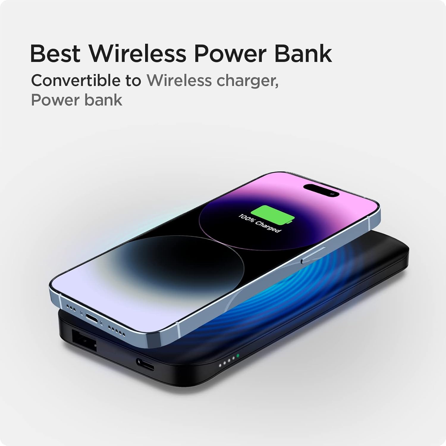 Spigen 10000 mAh 20 W Wireless With MagSafe Ultra Compact Pocket Size Power Bank