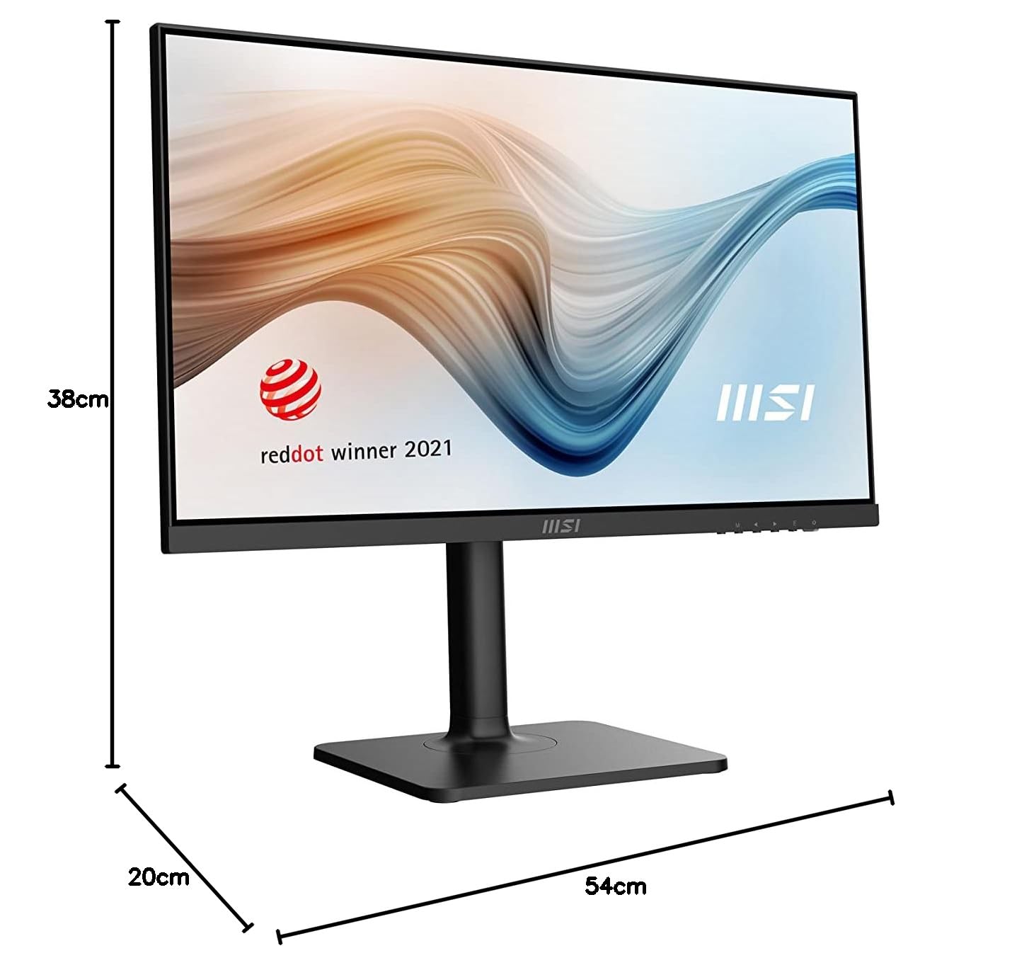 MSI Full HD LED Backlit IPS Panel Speakers,TypeC,Height Adjustable Monitor
