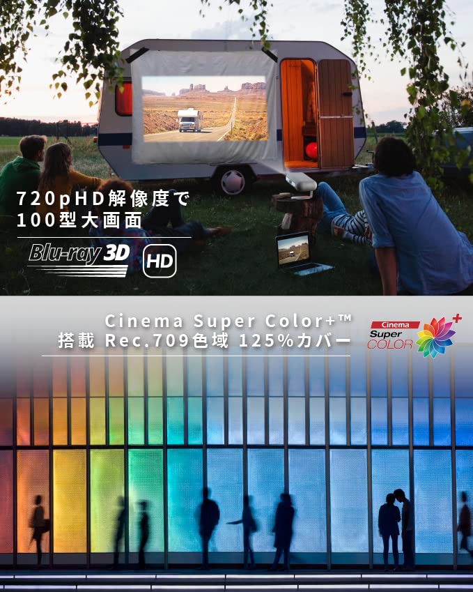 ViewSonic M1 Pro (600 lm) Portable with 1280X720p Resolution, 150" Maximum Display, Bluetooth & Smart Wi-Fi , Harman Kardon Speaker(3W Cube x2), HDMI , USB Connectivity LED Projector