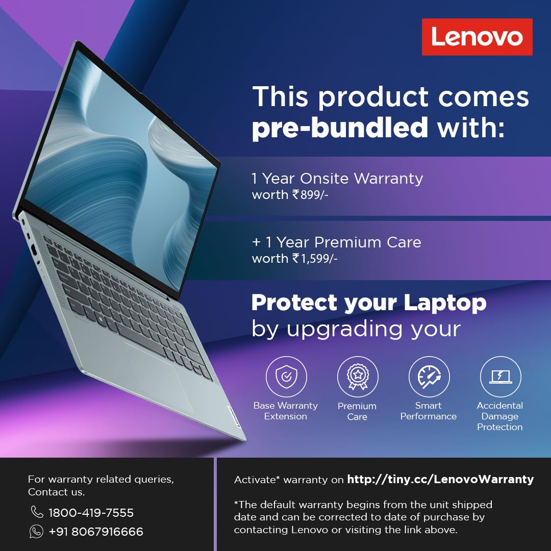 Lenovo Yoga Intel Core i5 13th Gen 13500H 14IRH8 Thin and Light Laptop