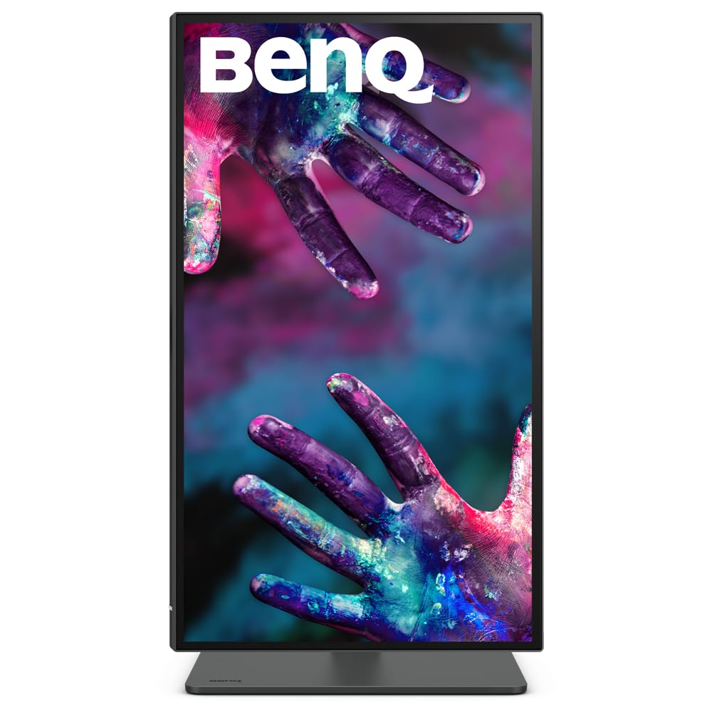 BenQ Quad HD LED Backlit IPS Panel HDR10, 95%P3, 100% Rec709, 100% sRGB, Pantone Skintone Validated, CAD/CAM & Animation Mode, Auto Pivot, Daisy Chain, HDMI, DP, USB-C with 65W PD, Color Accurate Monitor