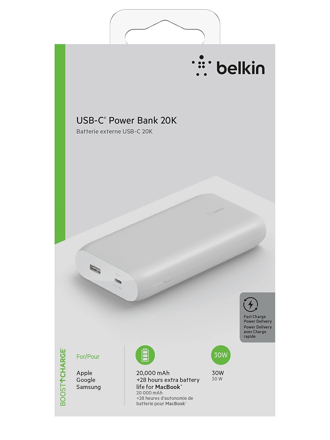 BELKIN 20000 mAh 30 w Power Bank