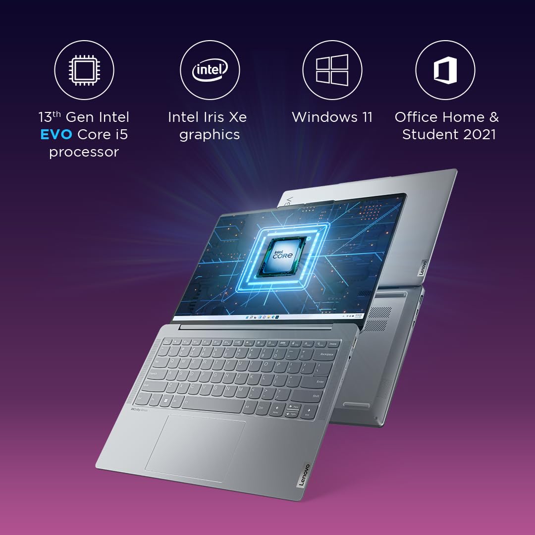 Lenovo Yoga Intel Core i5 13th Gen 13500H 14IRH8 Thin and Light Laptop