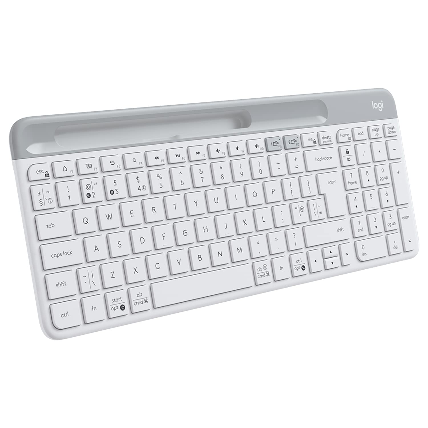 Logitech K580/Bluetooth Compact,Win Mac,Desktop,Tablet,Smartphone,LaptopCompatible Wireless Multi-device Keyboard