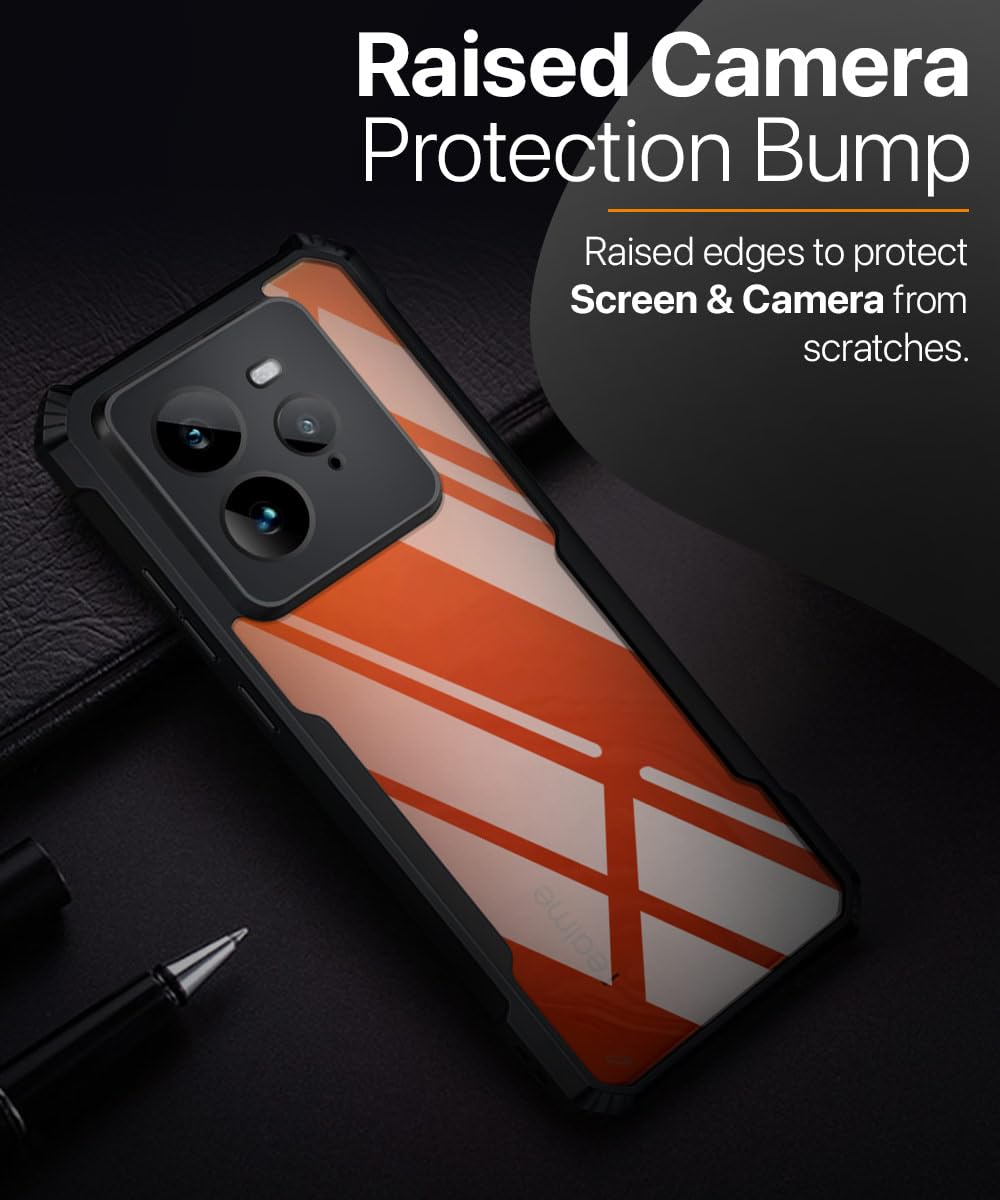Protect IMAGINE Shock Proof Clear Protective Back Case for Realme GT 7 Pro 5G - AirEDGE Technology | 360 Degree Camera Protection