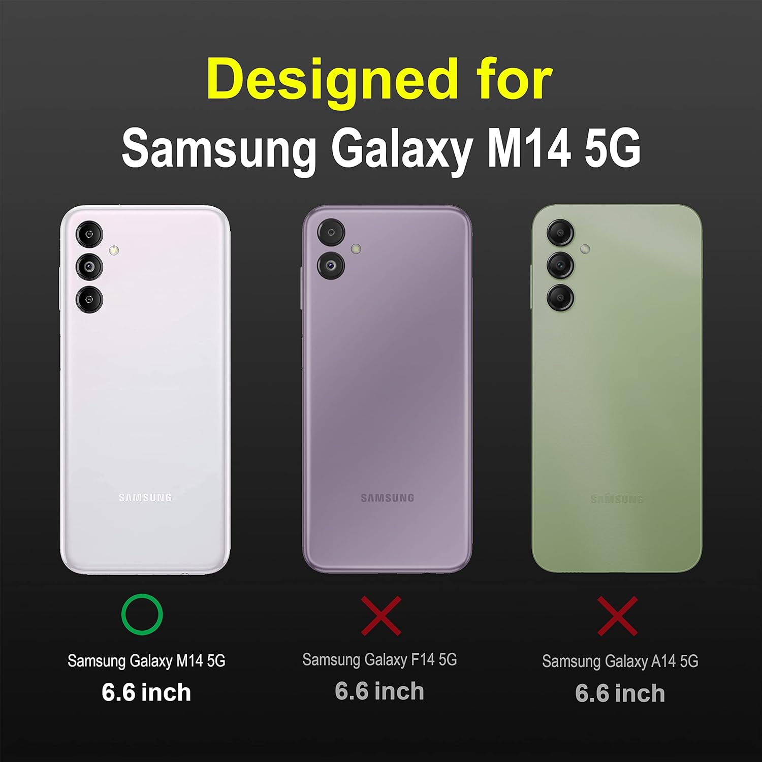 Protect Back Case Cover for Samsung Galaxy M14 5G | Compatible for Samsung Galaxy M14 5G Back Cover | Liquid Silicon Case