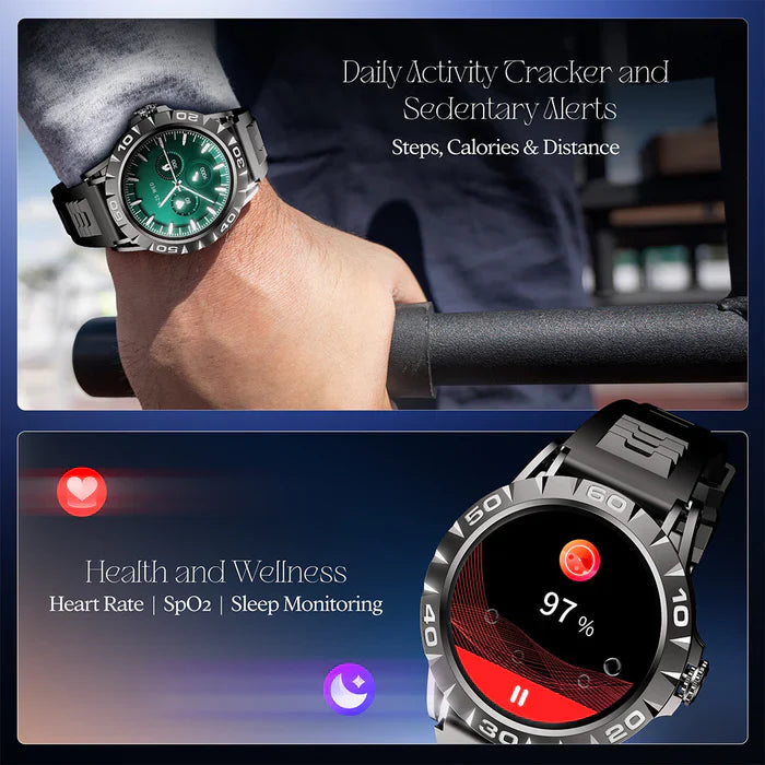boAt Enigma Orion Luxury Series w/ 3.53cm HD Display, BT Calling & Functional Crown Smartwatch