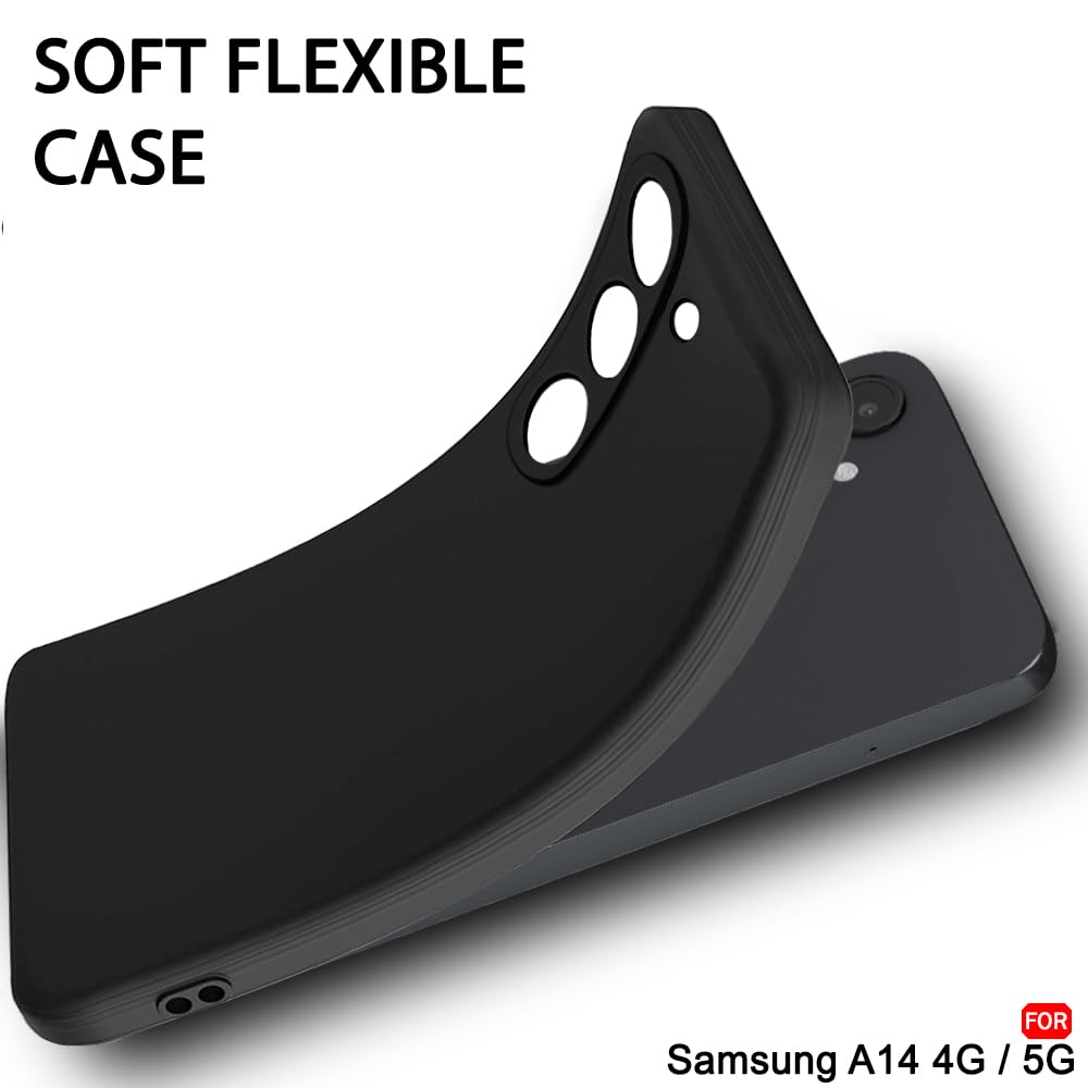 Protect Liquid Silicone Back Cover Case for Samsung Galaxy A14