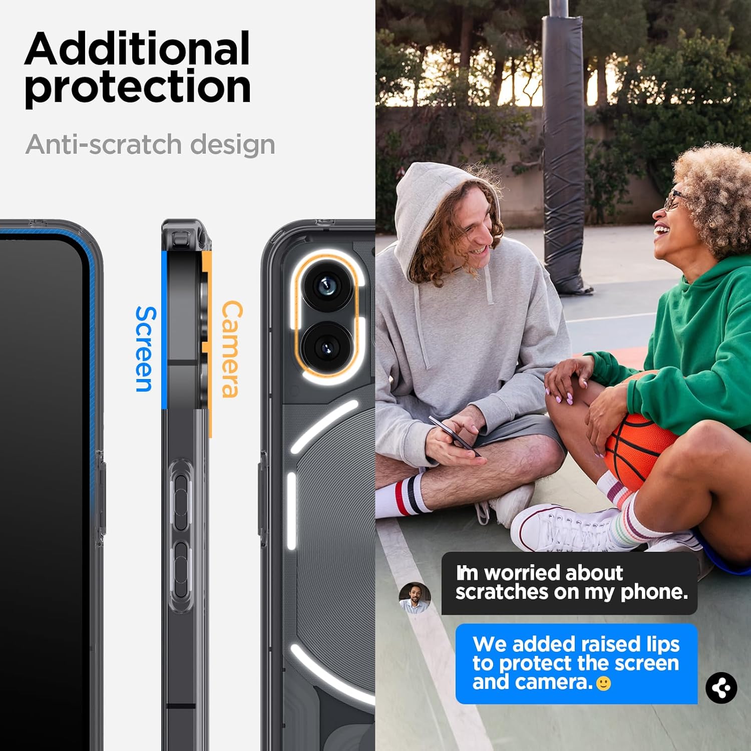 Spigen Ultra Hybrid Back Cover Case Compatible with Nothing Phone 2