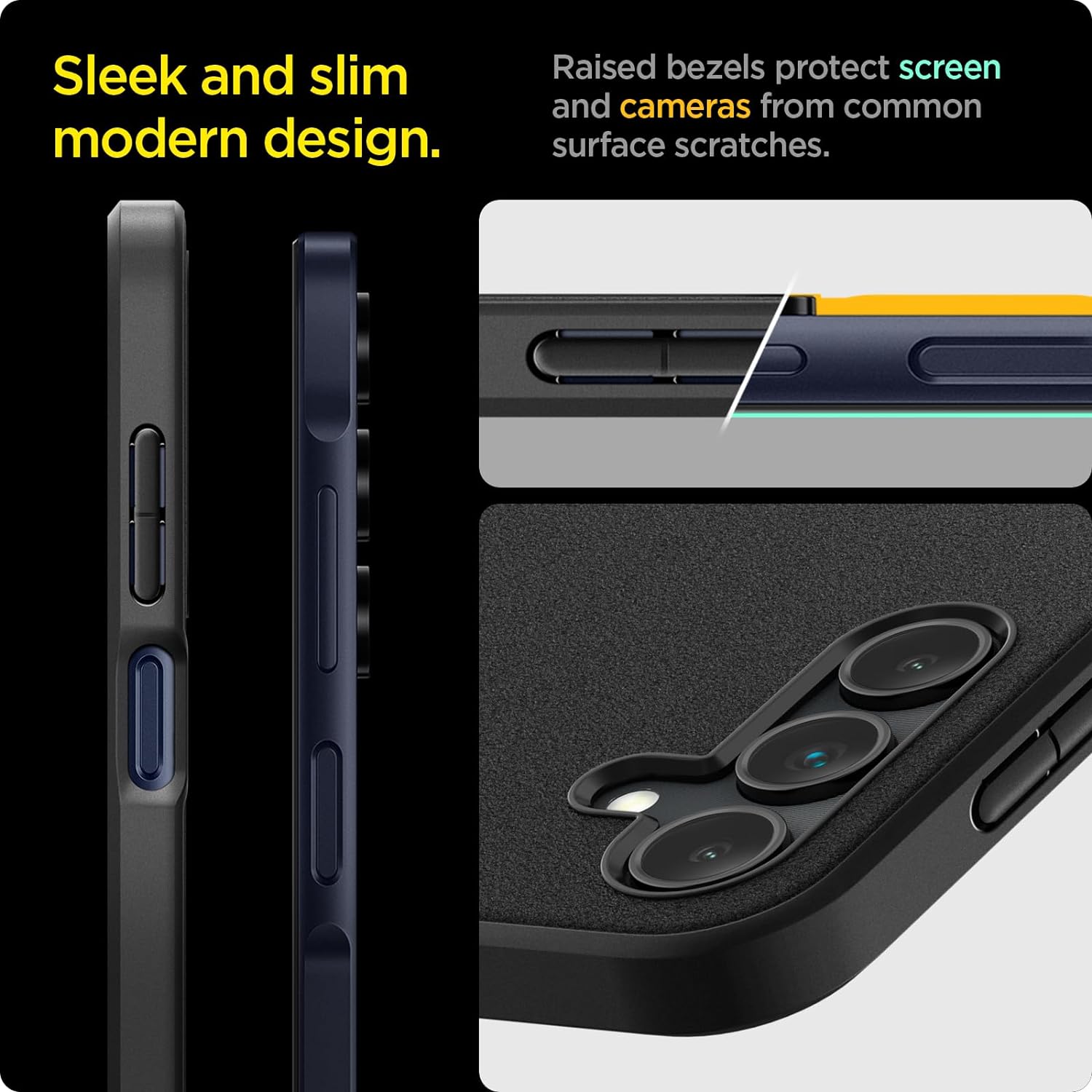 Spigen Essential Sand Blast Back Cover Case Compatible with Samsung Galaxy A15 5G