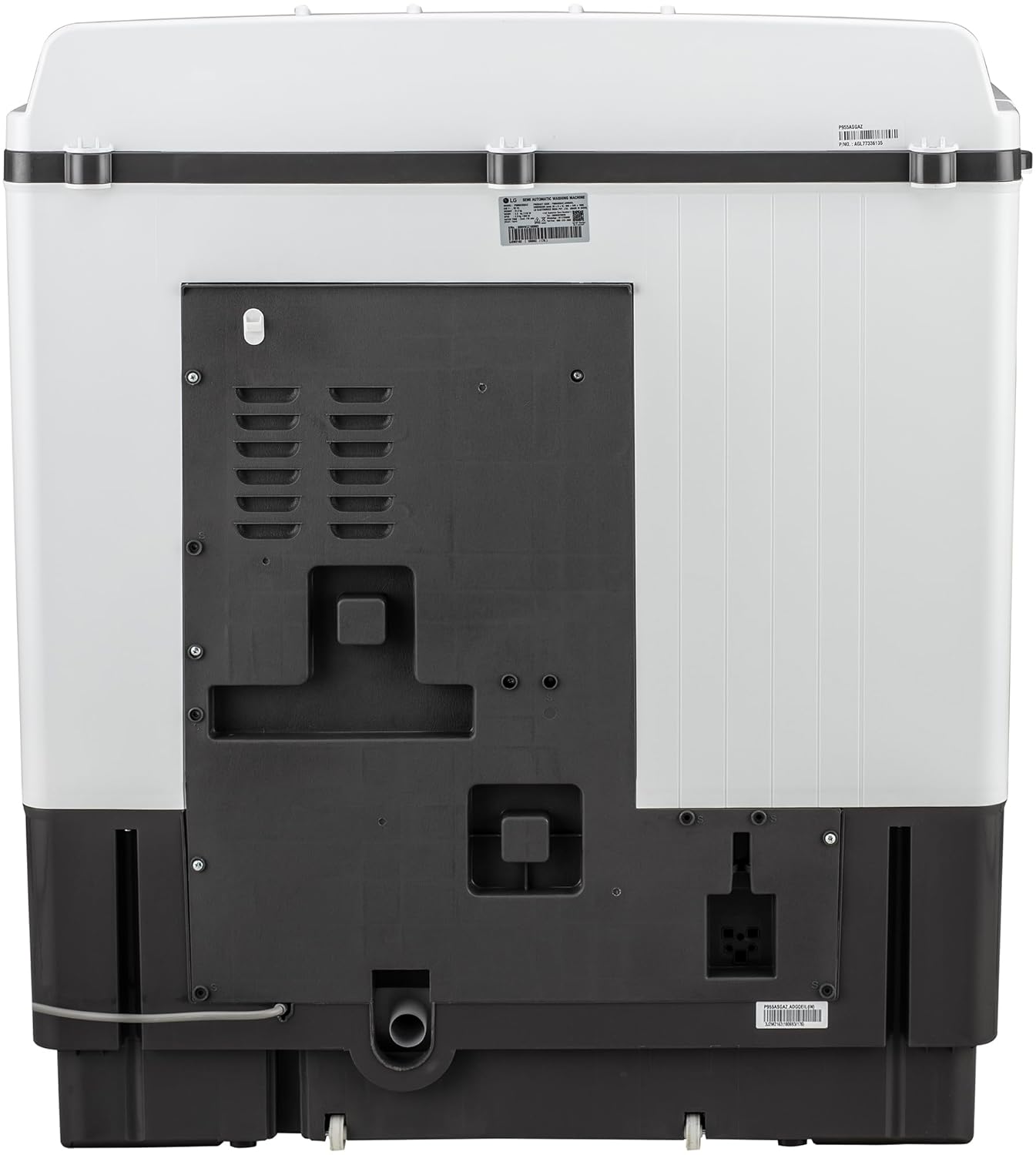 LG 9.5 kg 5 Star Wind jet dry Semi-Automatic Top Load Washing Machine