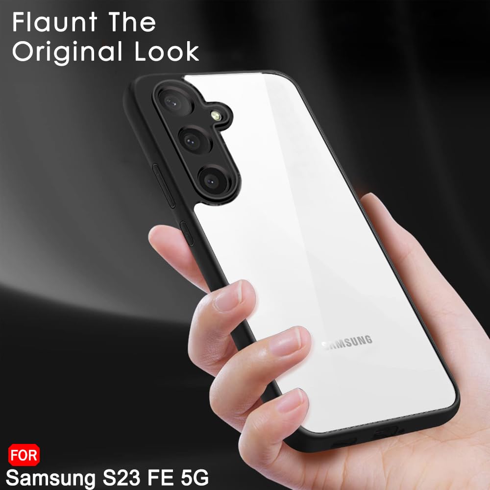 Protect Ultra-Hybrid ShockProof Back Cover Case for Samsung Galaxy S23 FE 5G | Camera Protection Bump | Hard Back Cover Case