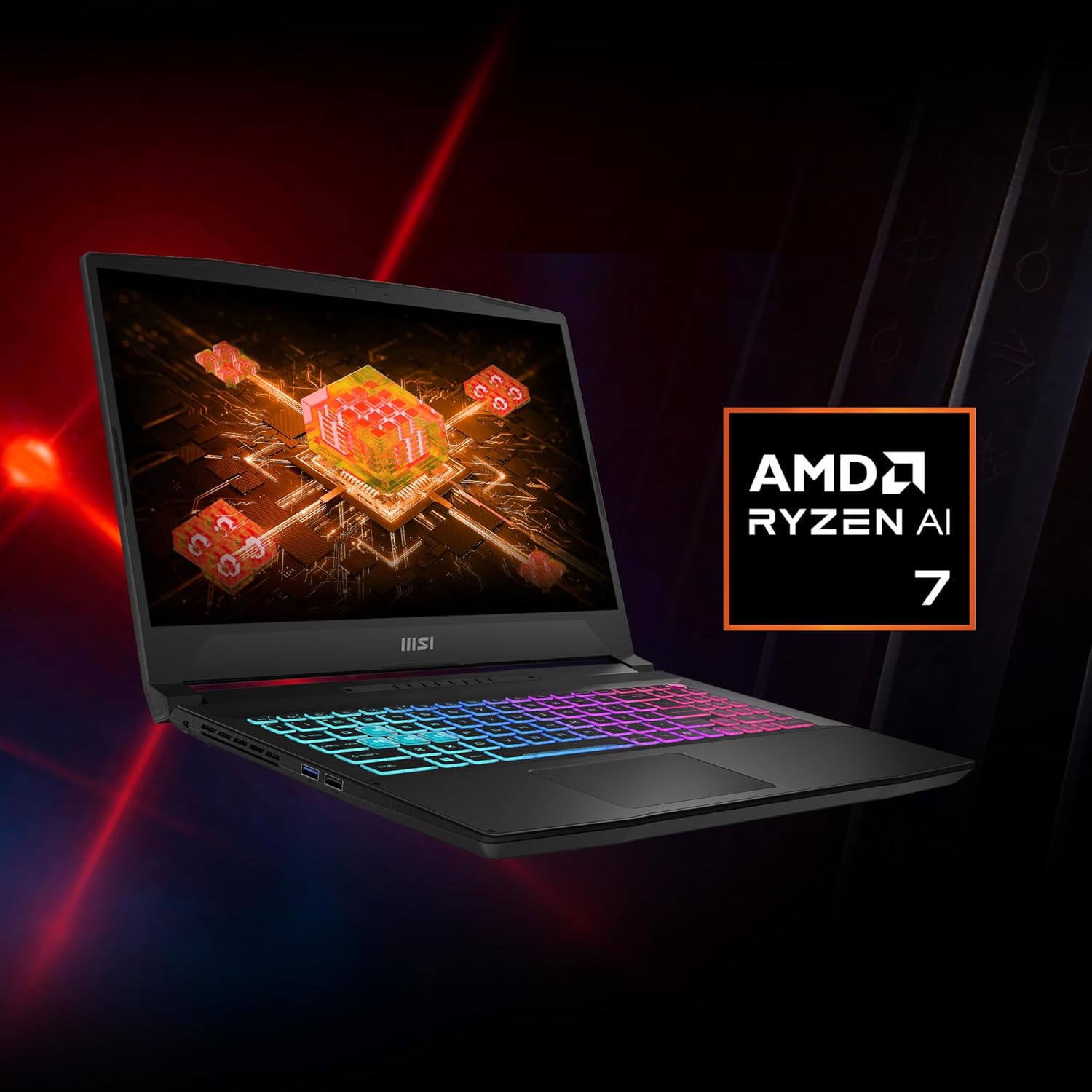 MSI Katana A15 AI AMD Ryzen 7 Octa Core 8845HS AI B8VE-418IN Gaming Laptop